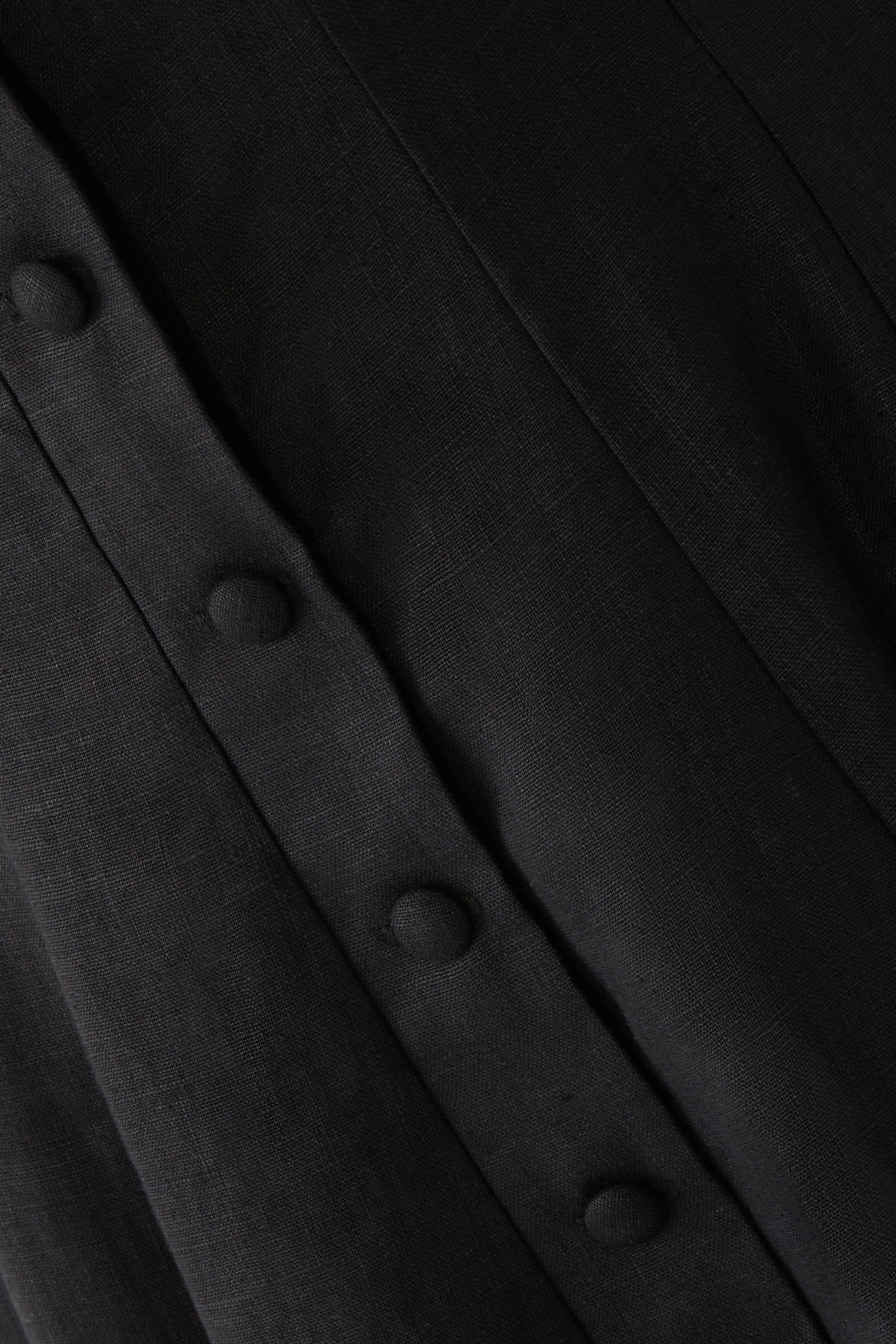 Corbiere Pleated Linen Midi Dress