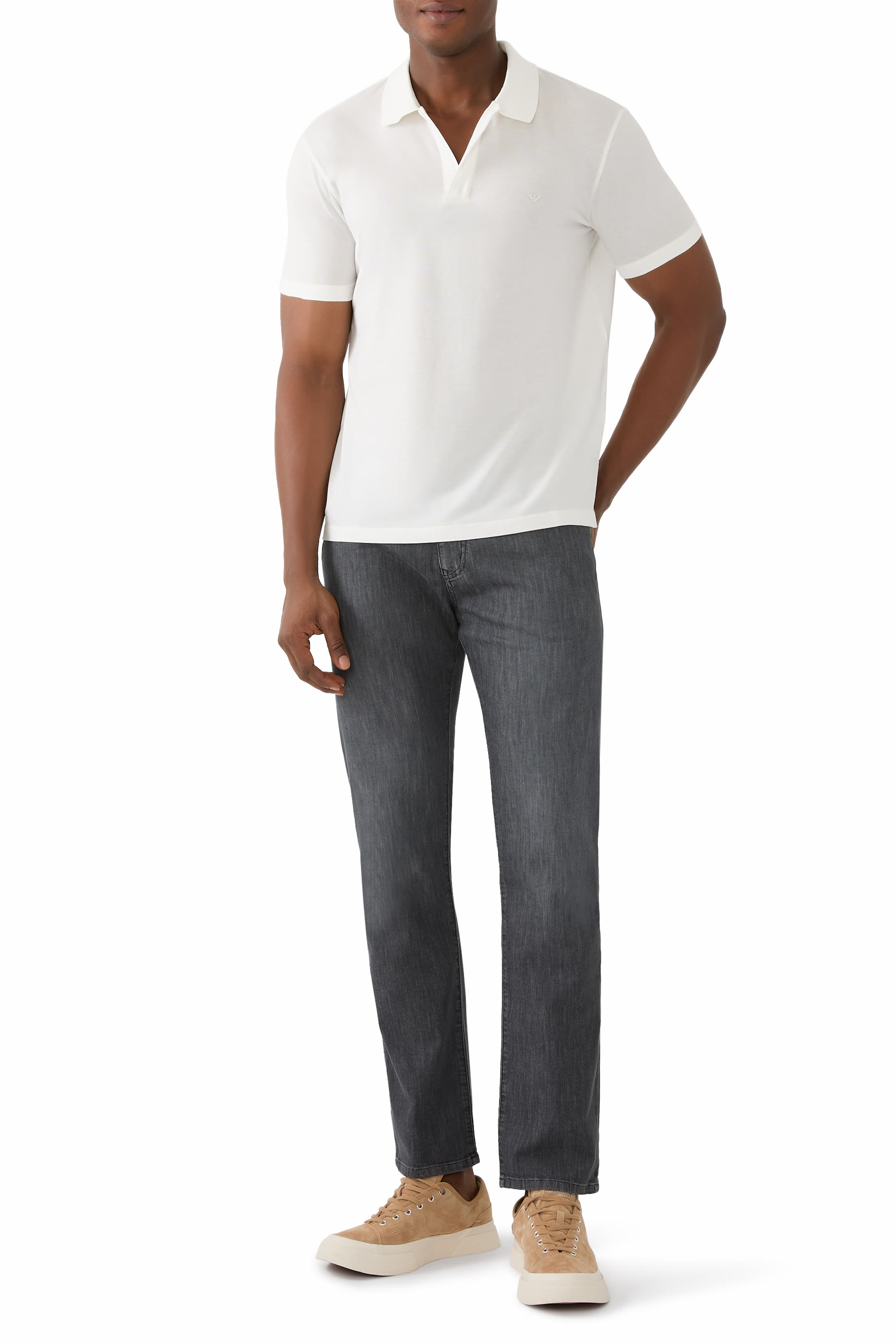 Eagle Logo Polo T-Shirt