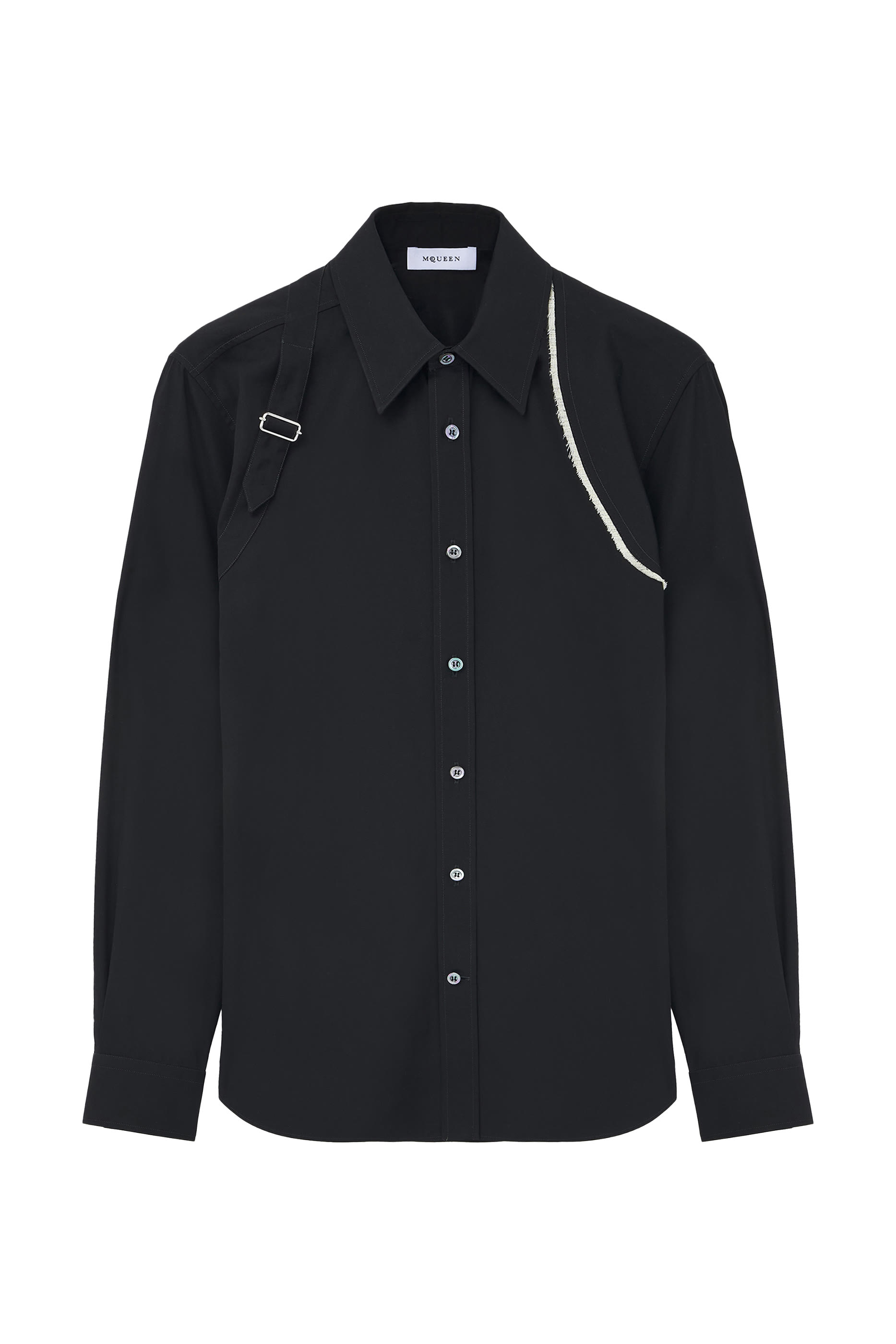 Raw Edge Canvas Harness Shirt