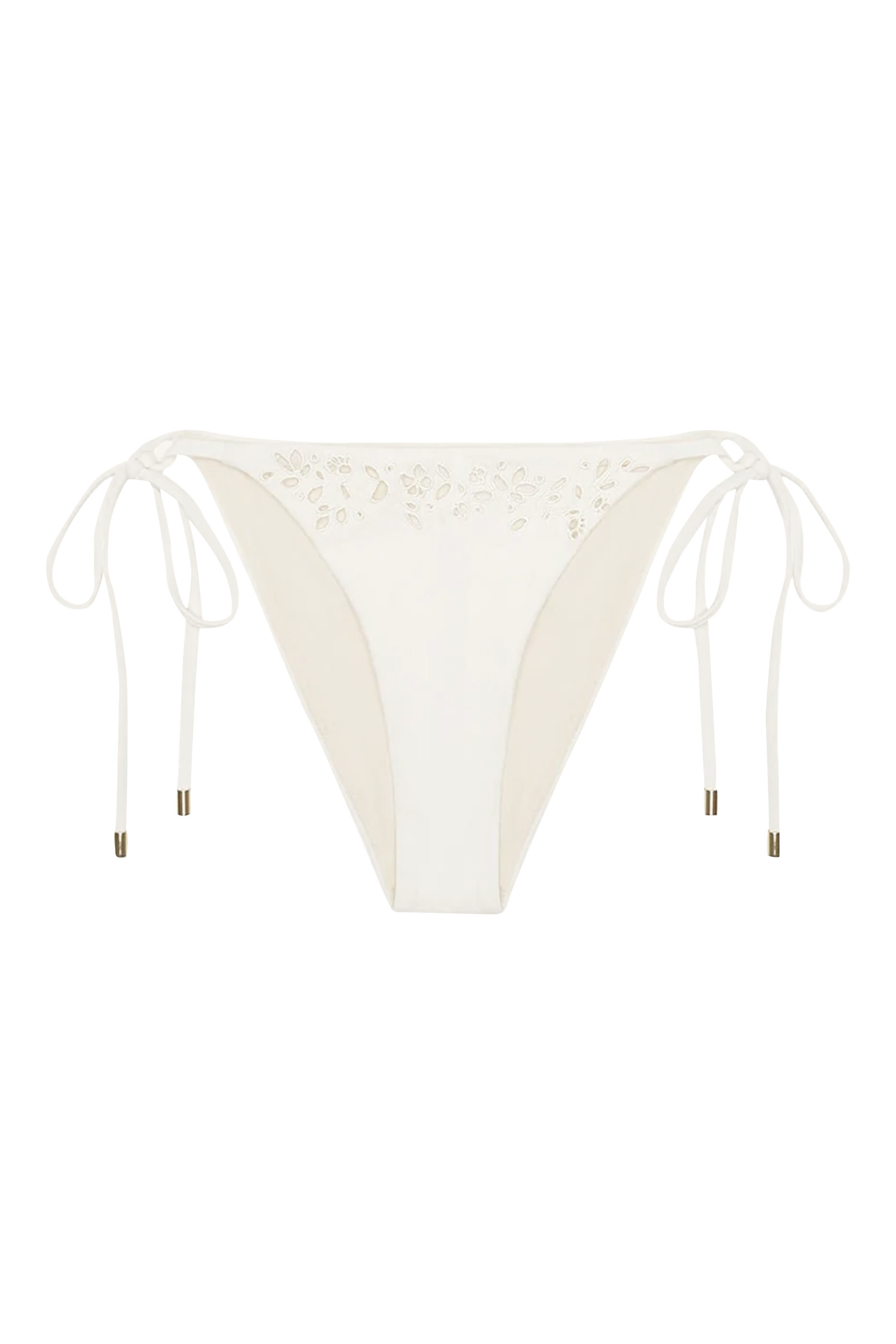 Memoir Embroidered String Bikini Bottom