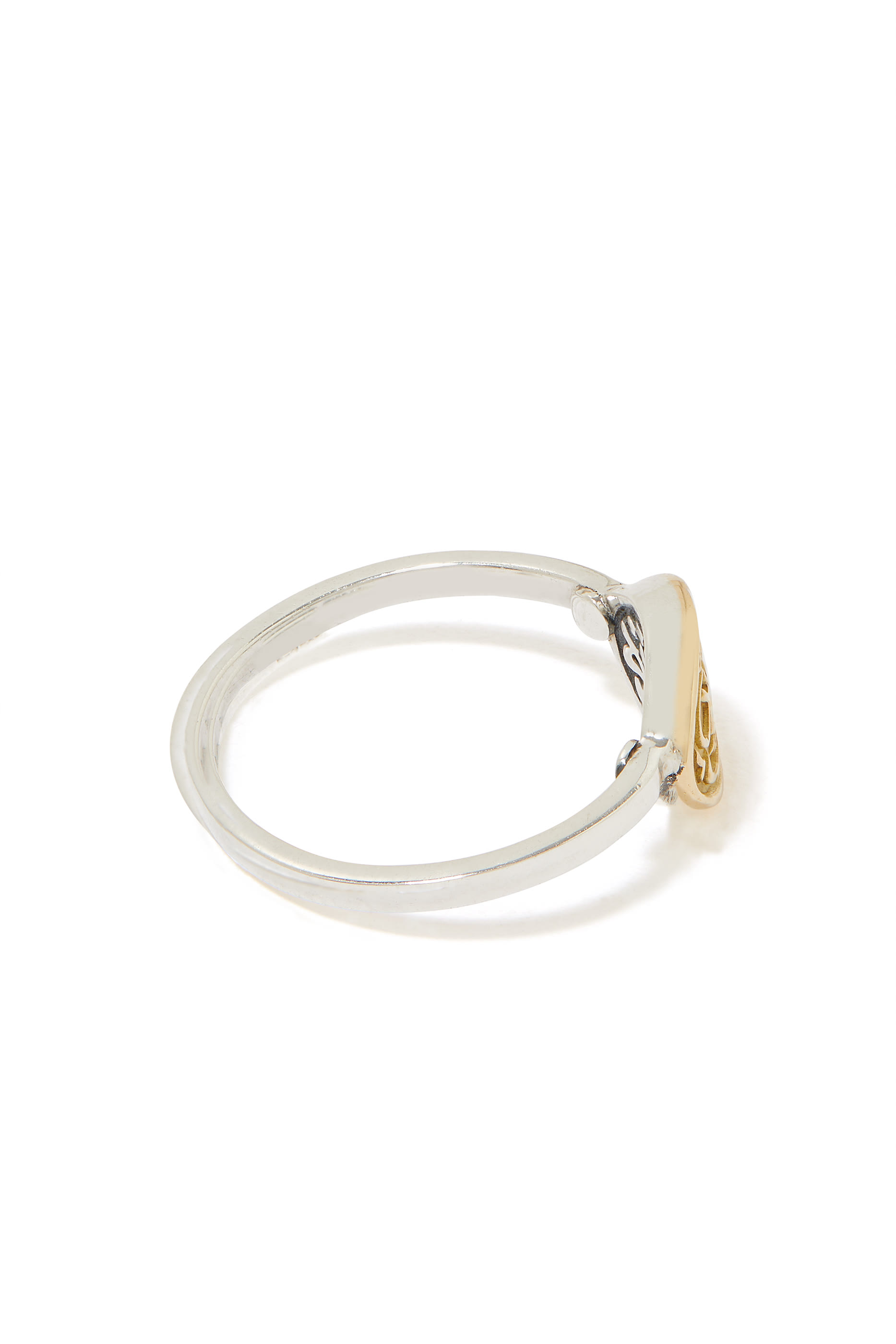 Warda Ring, 18k Gold & Sterling Silver