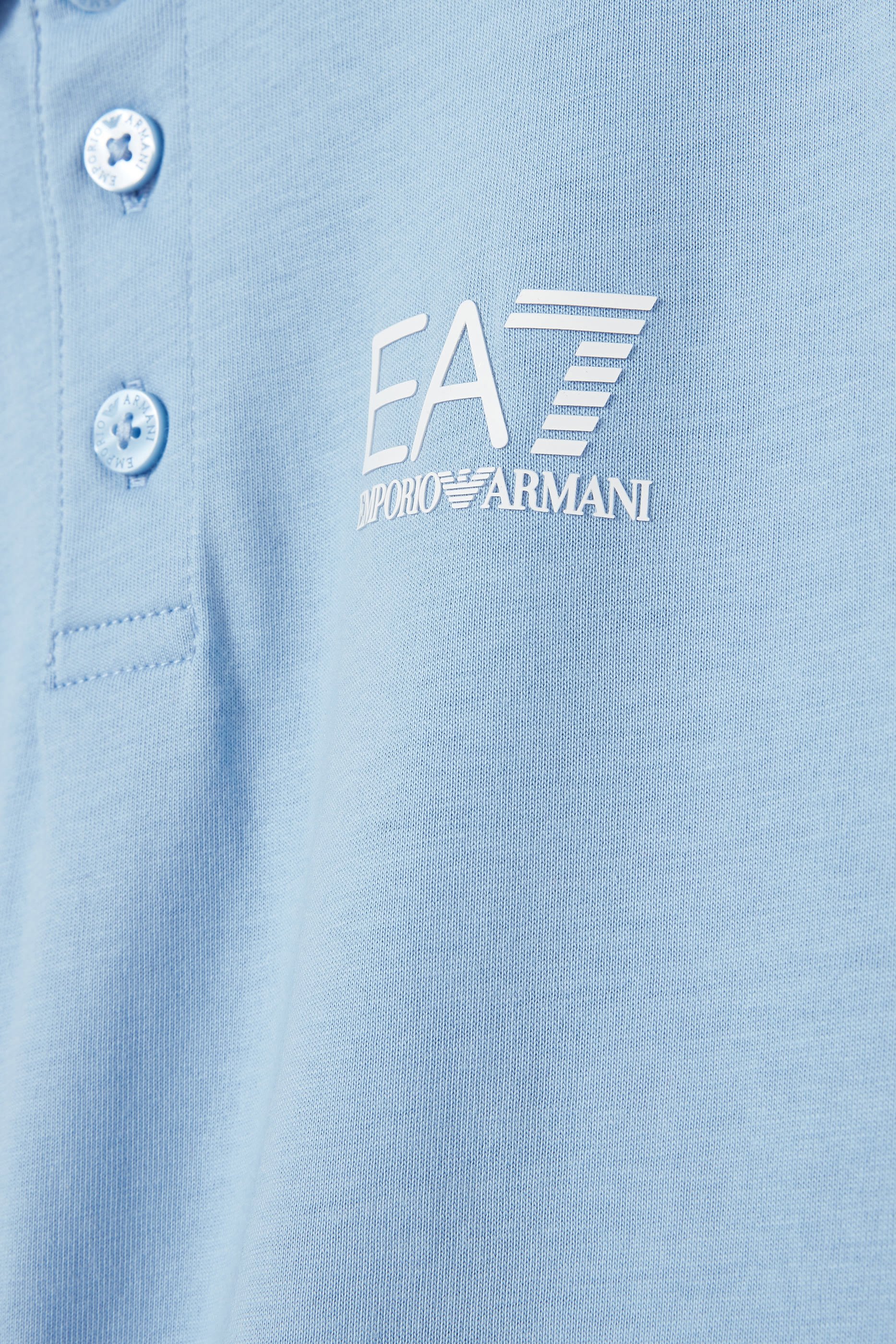 Kids EA7 Logo Polo Shirt 