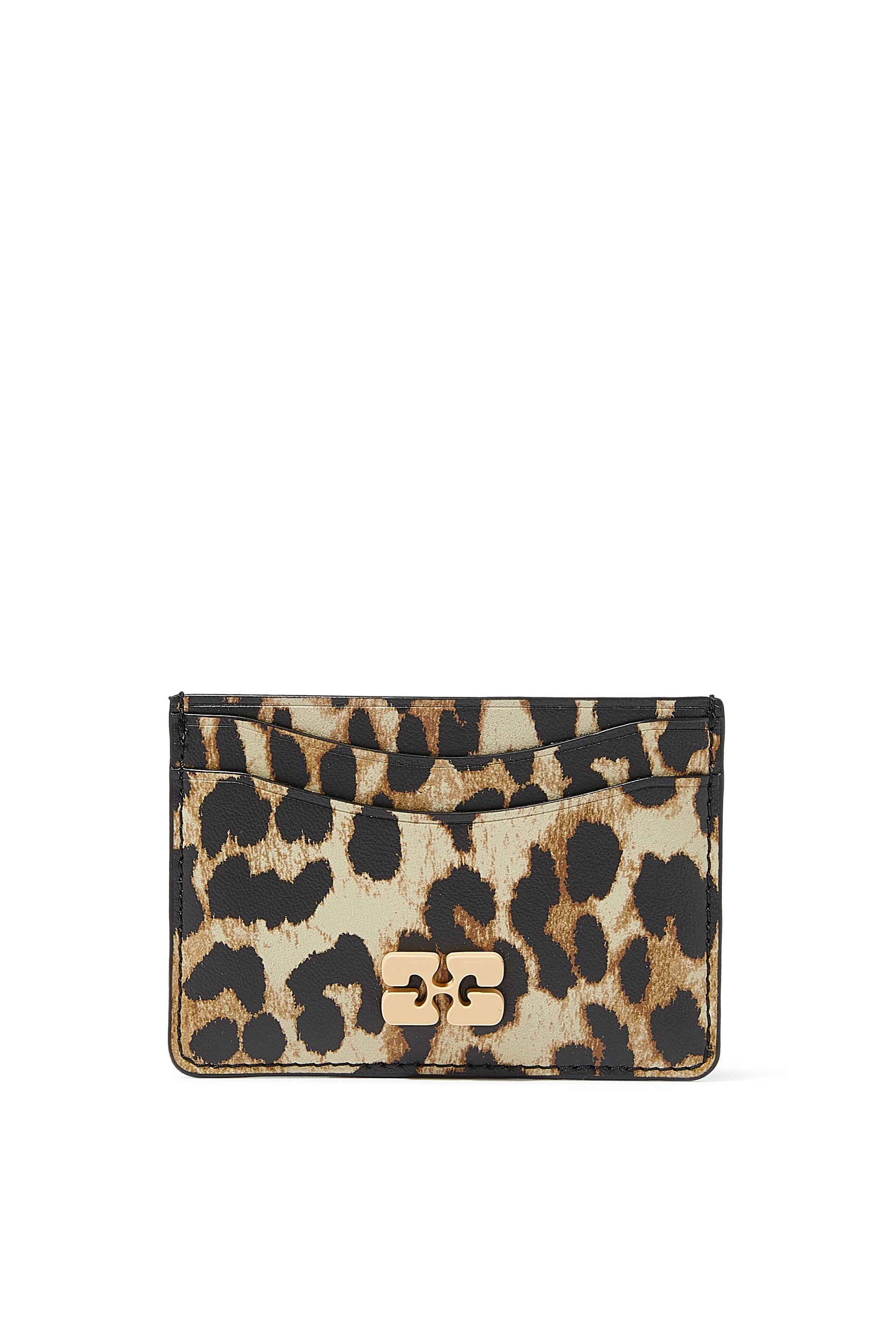 Leopard Printed Bou Card Holder
