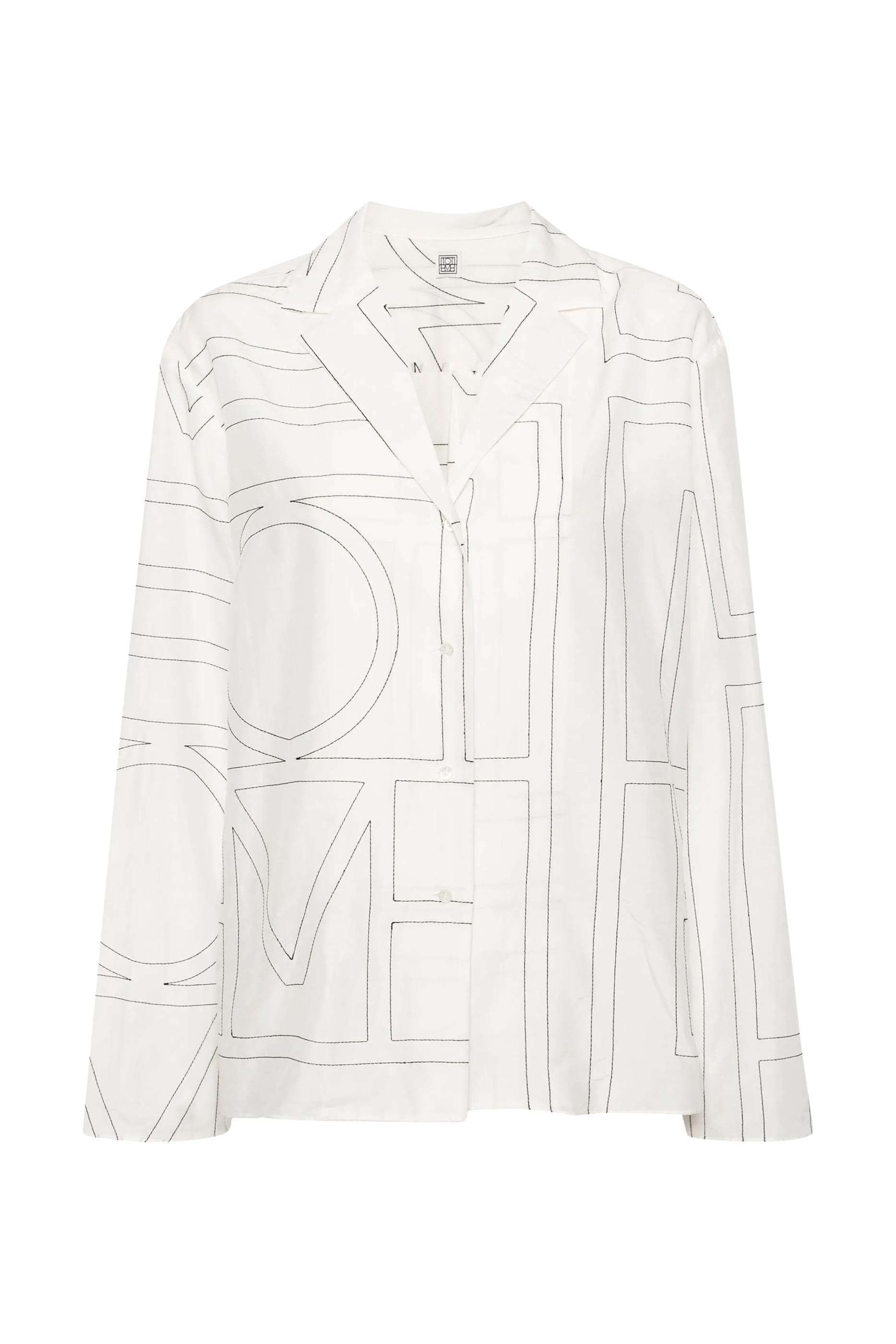  Monogram Cotton-Blend Pajama Top