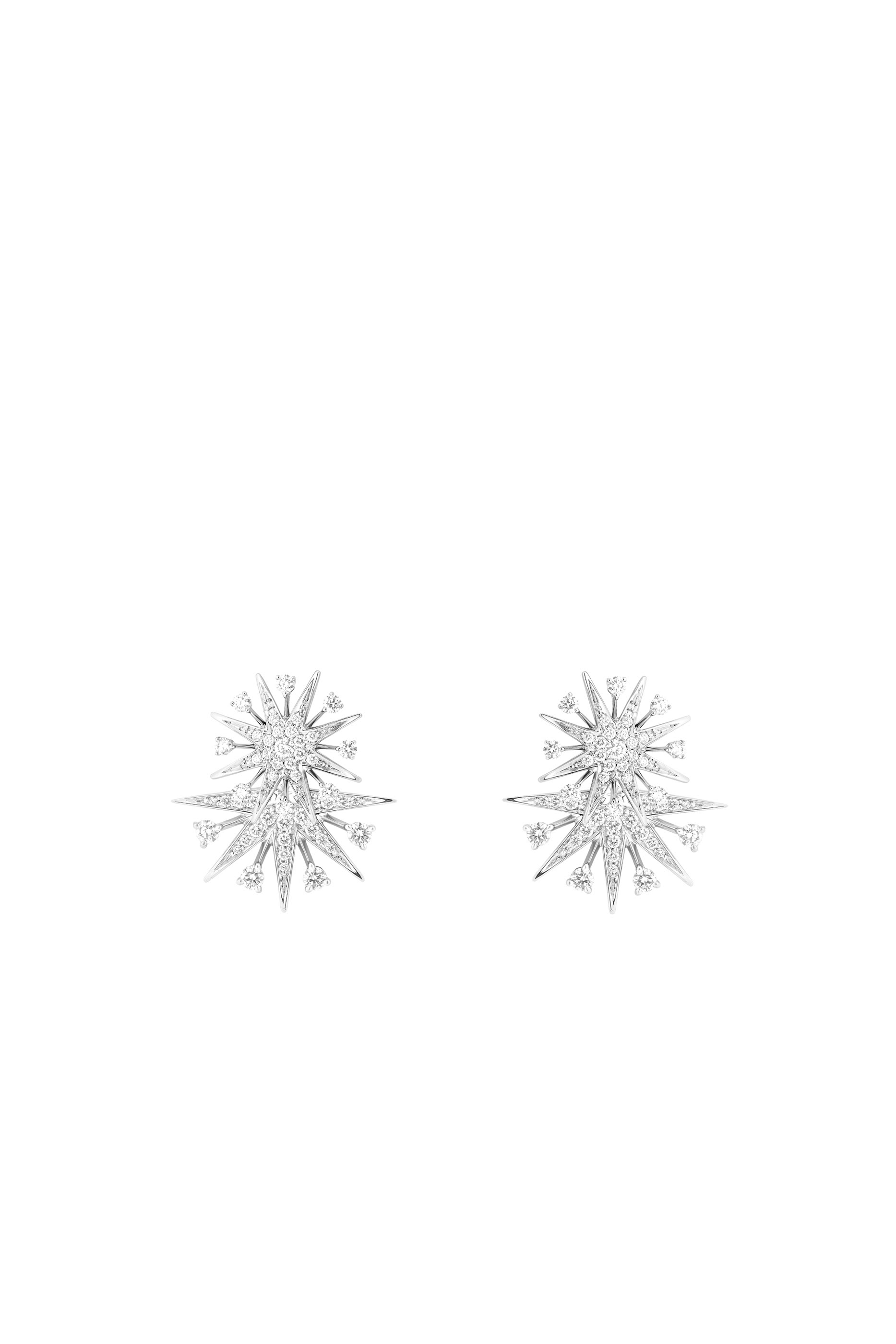 Starlight Diamond Jacket Earrings, 18K White Gold & Diamonds