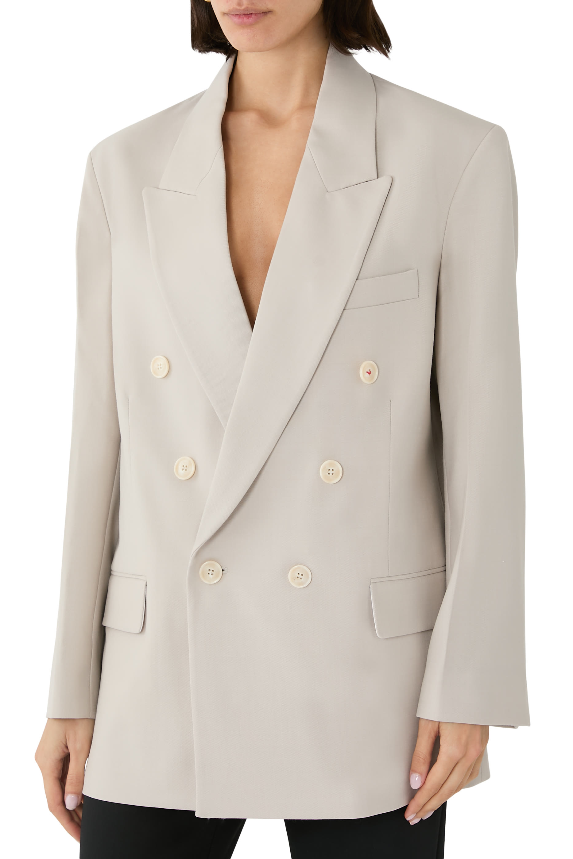 Relaxed Double Breasted Jacket