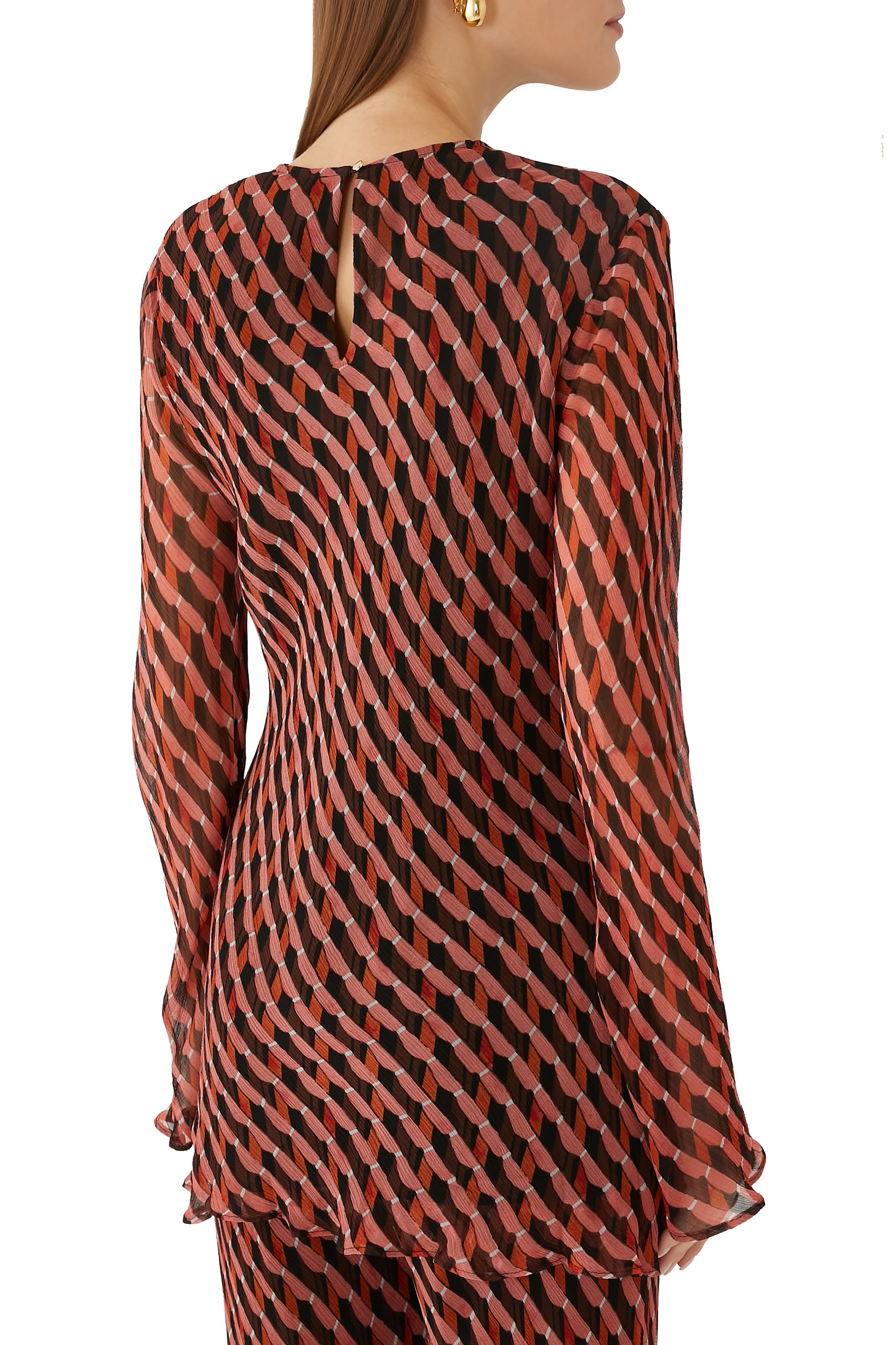 Martina Bias Cut Flared Top