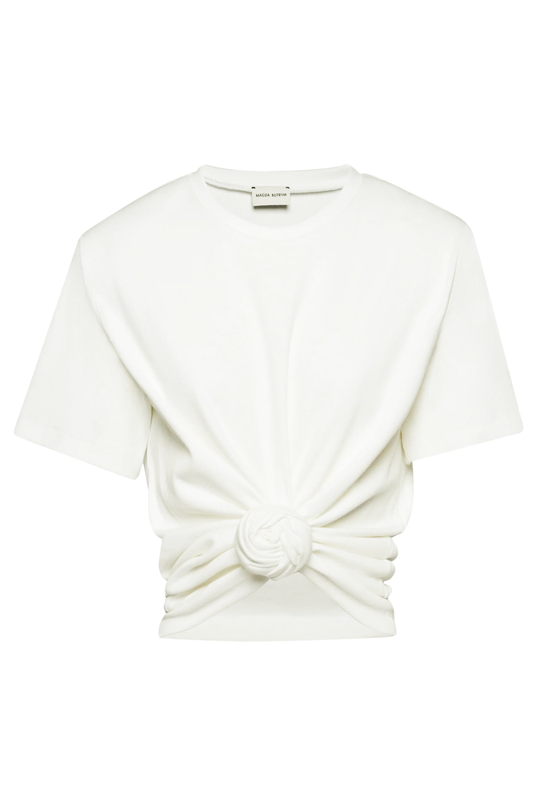 Knotted Ribbed T-Shirt