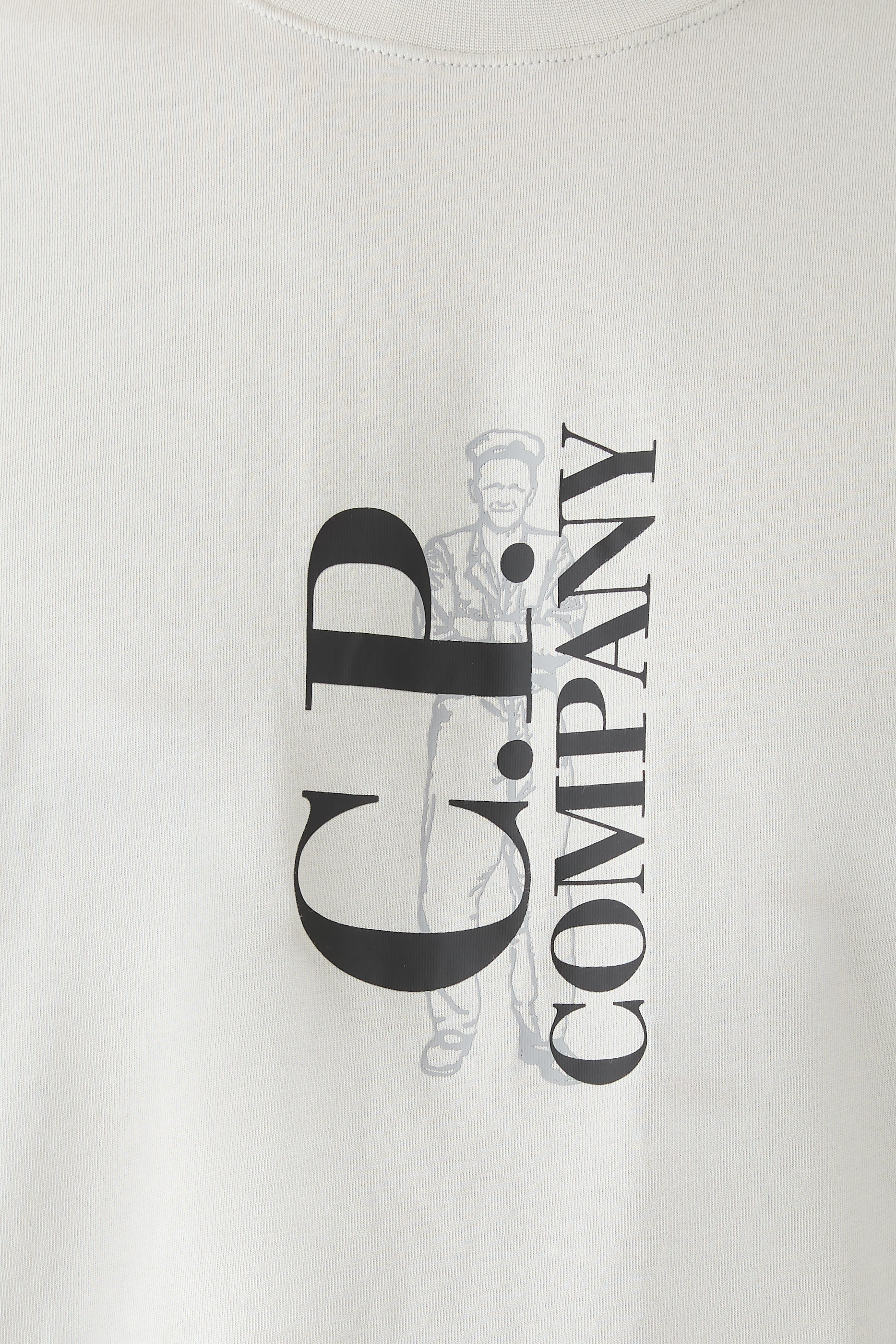 30/1 Jersey Vertical Logo T-Shirt