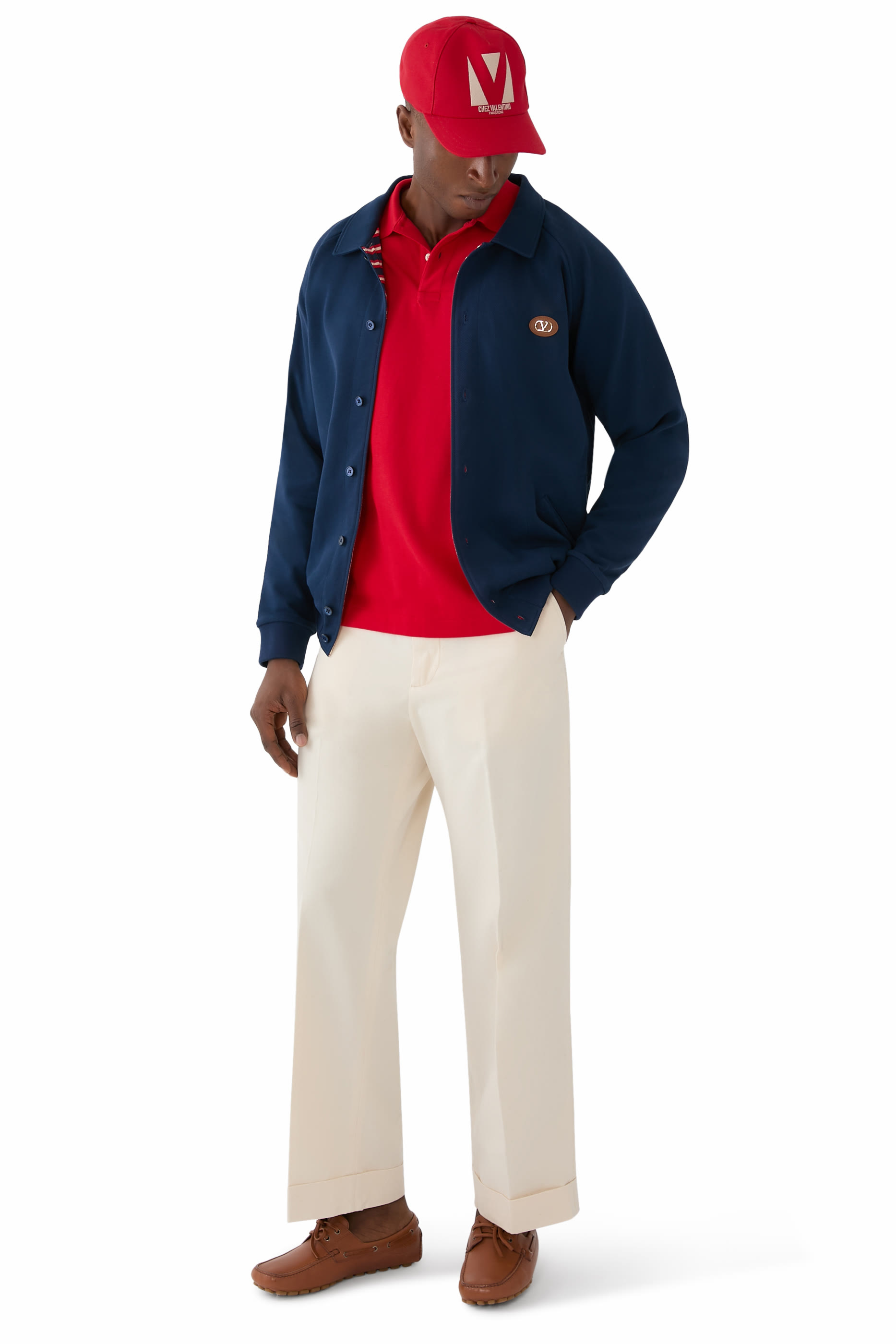 VLogo Patch Shirt Jacket