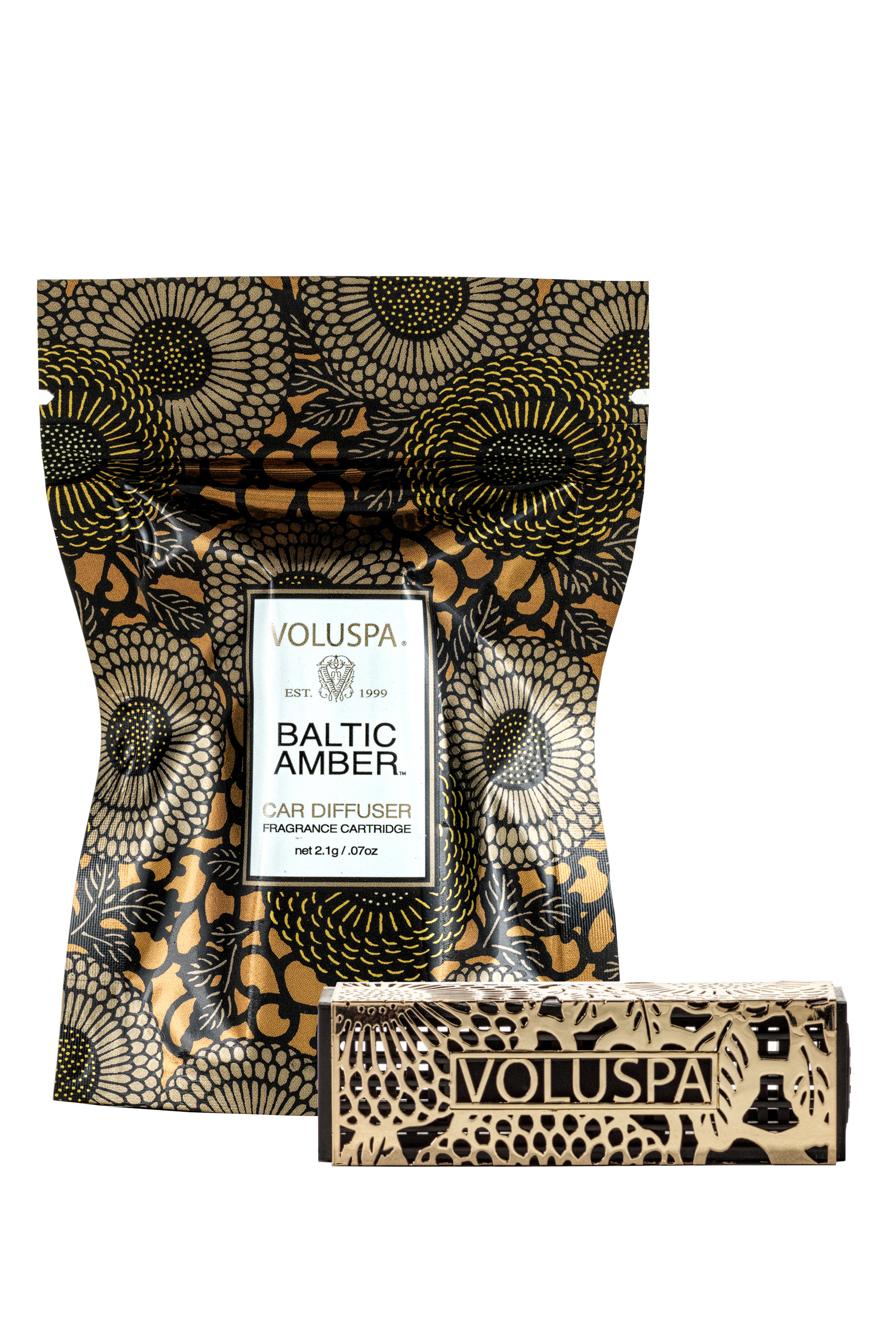 Baltic Amber Travel Diffuser and Fragrance Cartridge