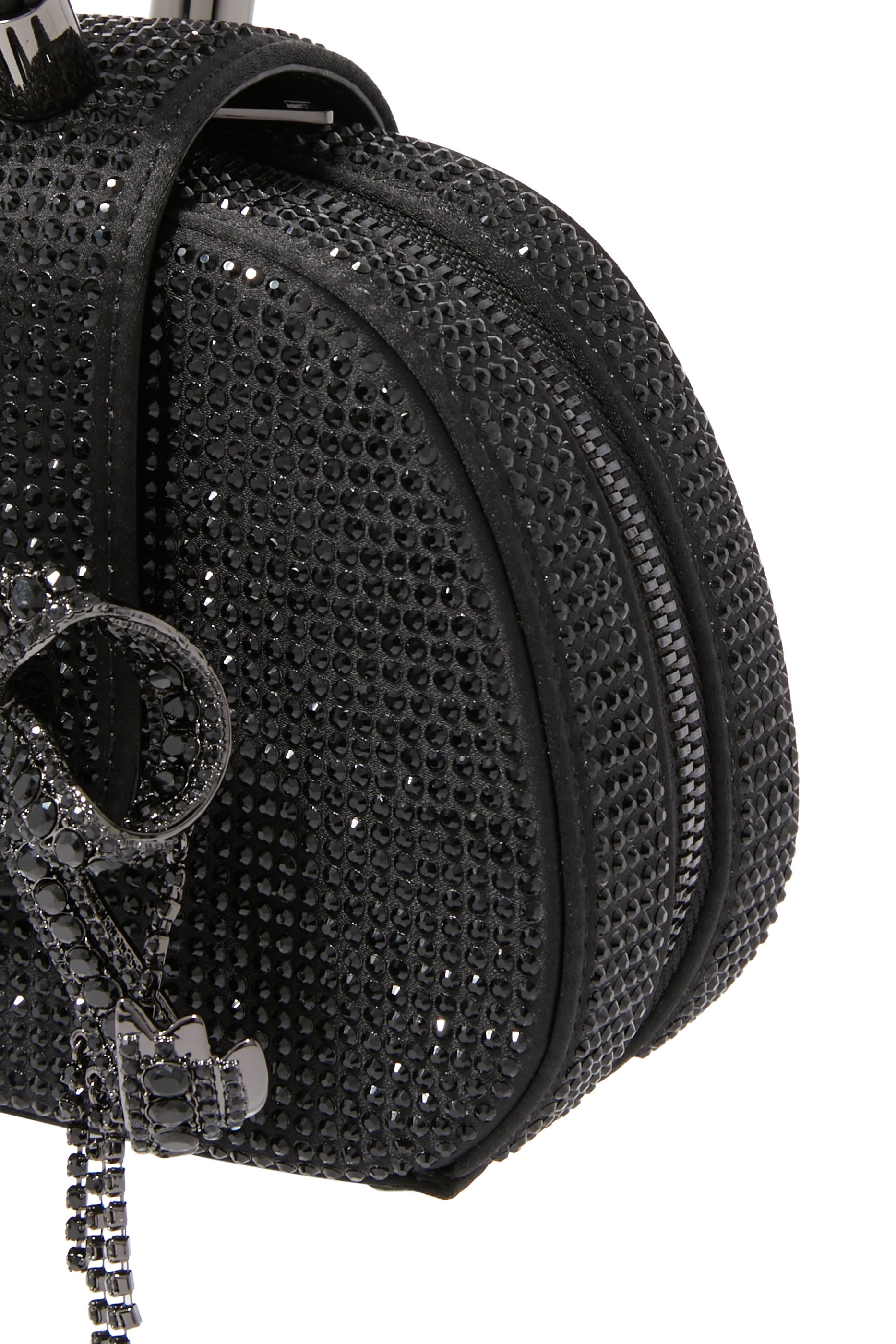 Rhinestone Top Handle Micro Bag