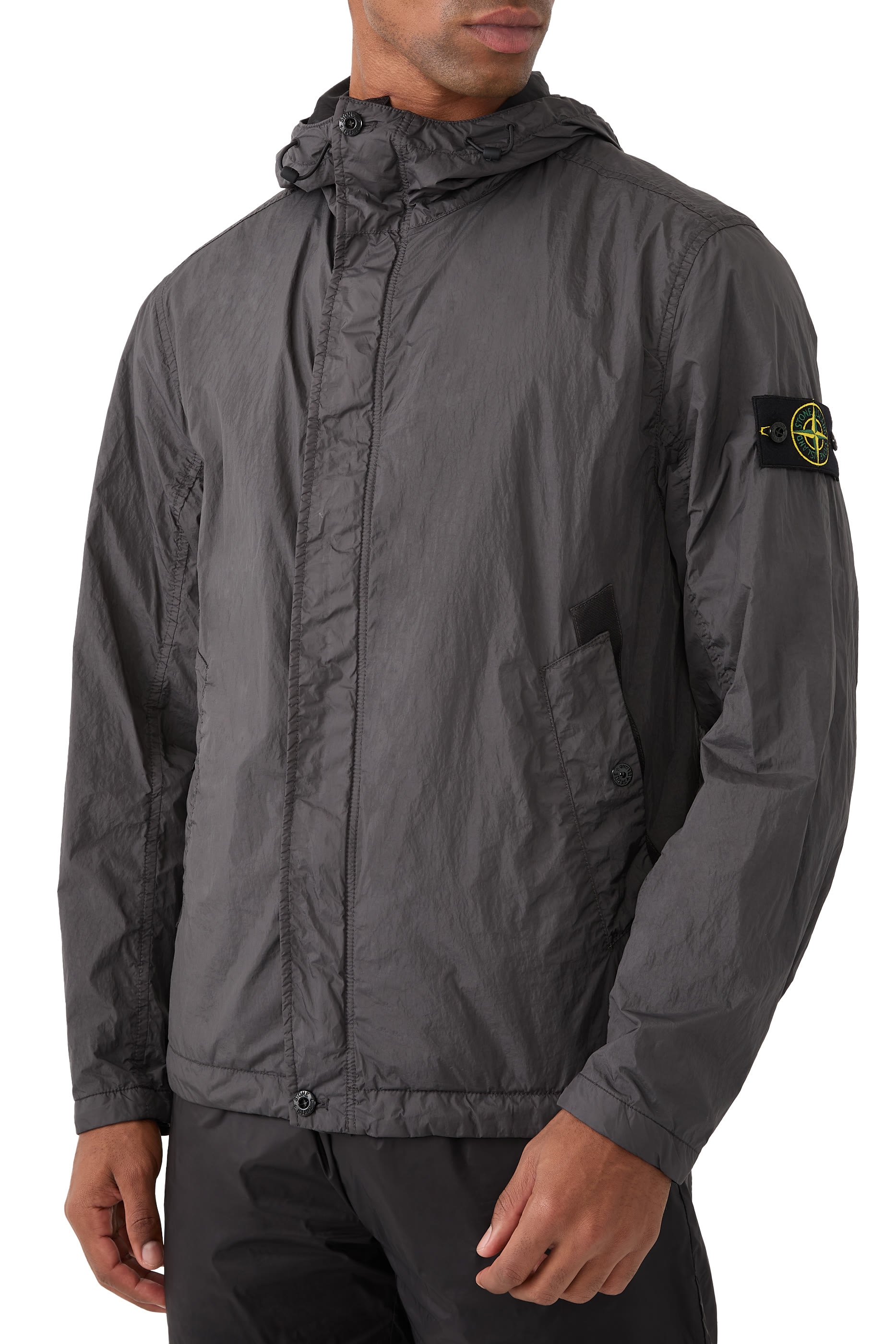 Hooded Jacket with Wind Resistance and Anti-Drop