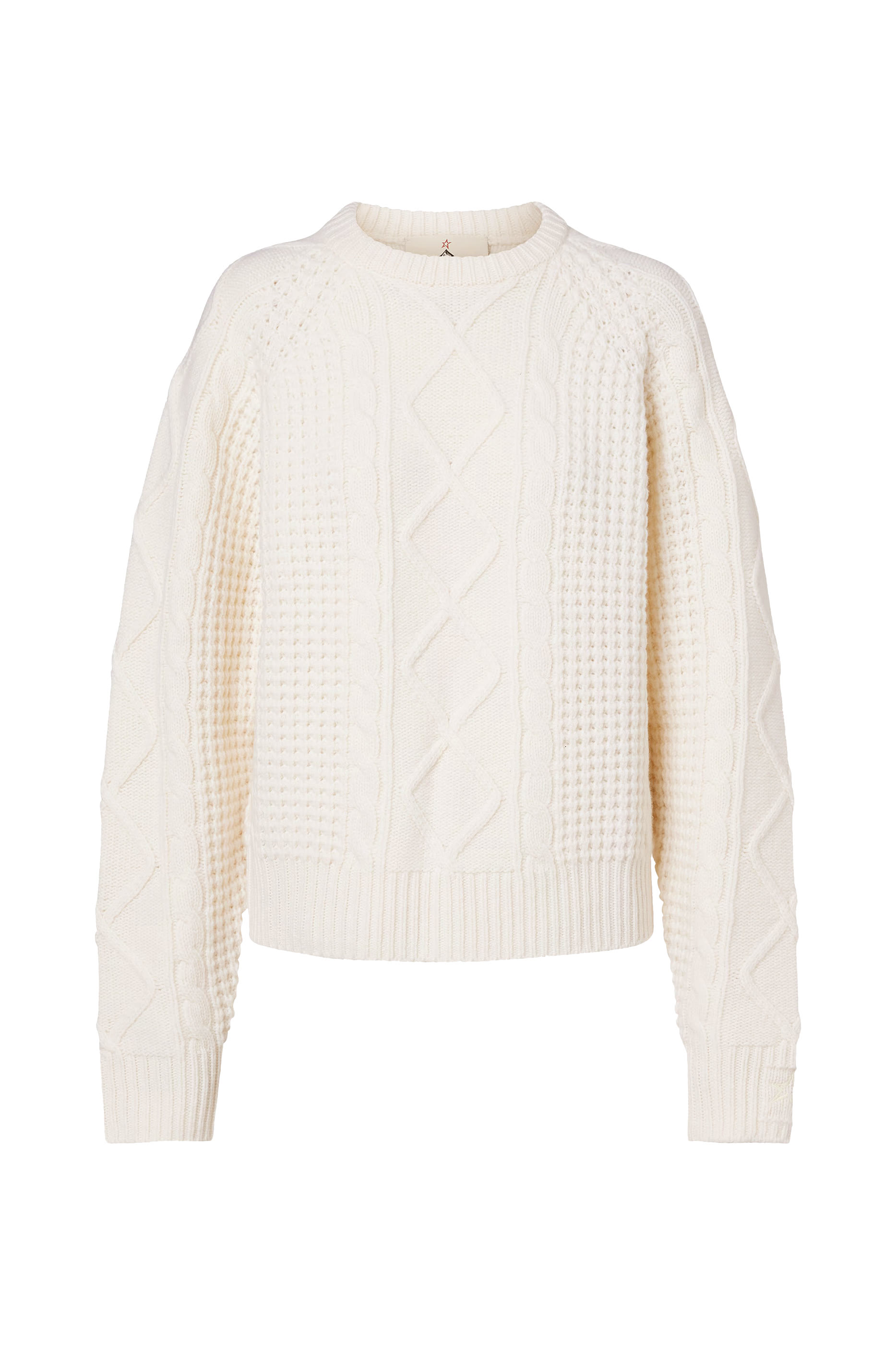 Crystal Cable-Knit Sweater