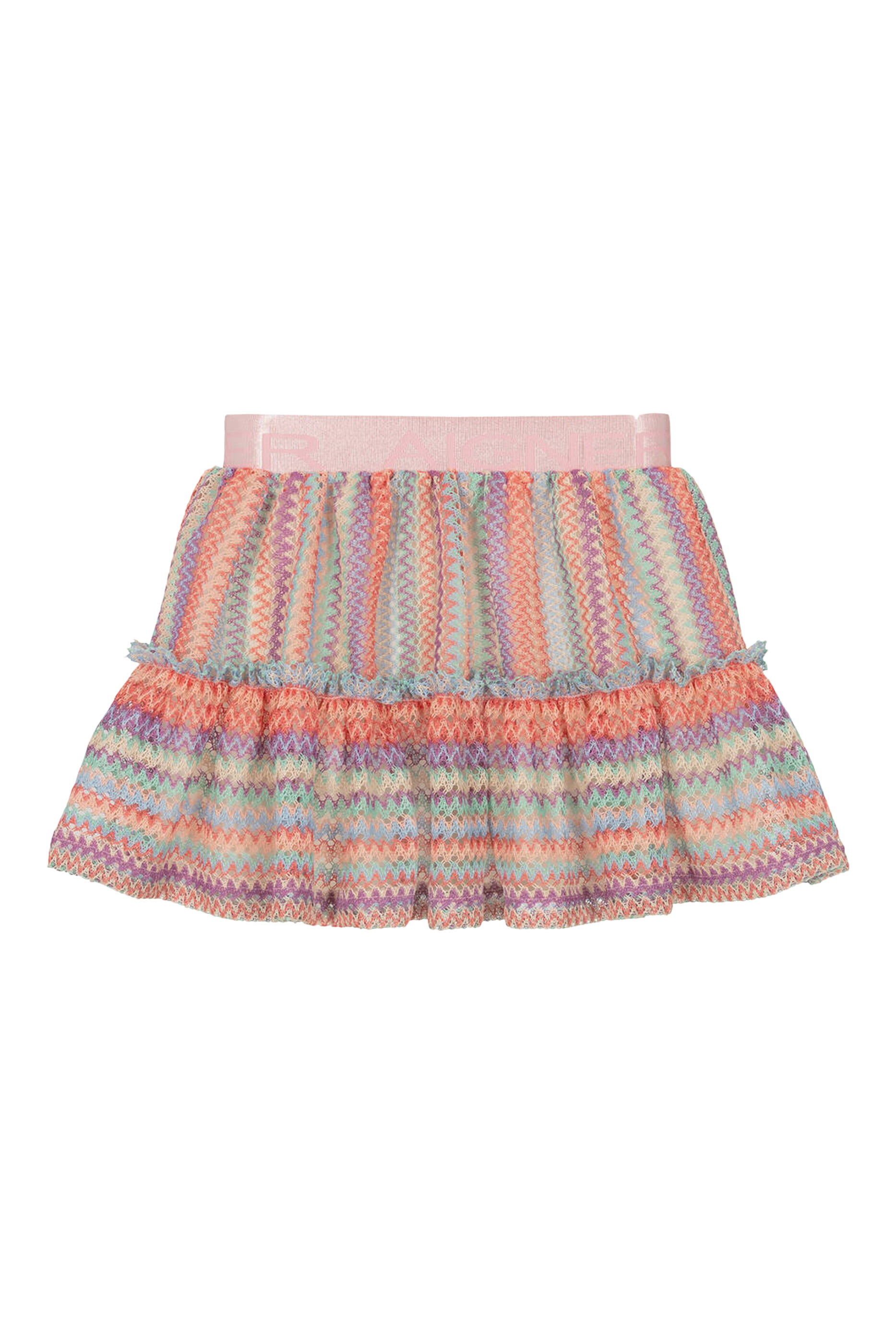 Kids Woven Zig-Zag Skirt
