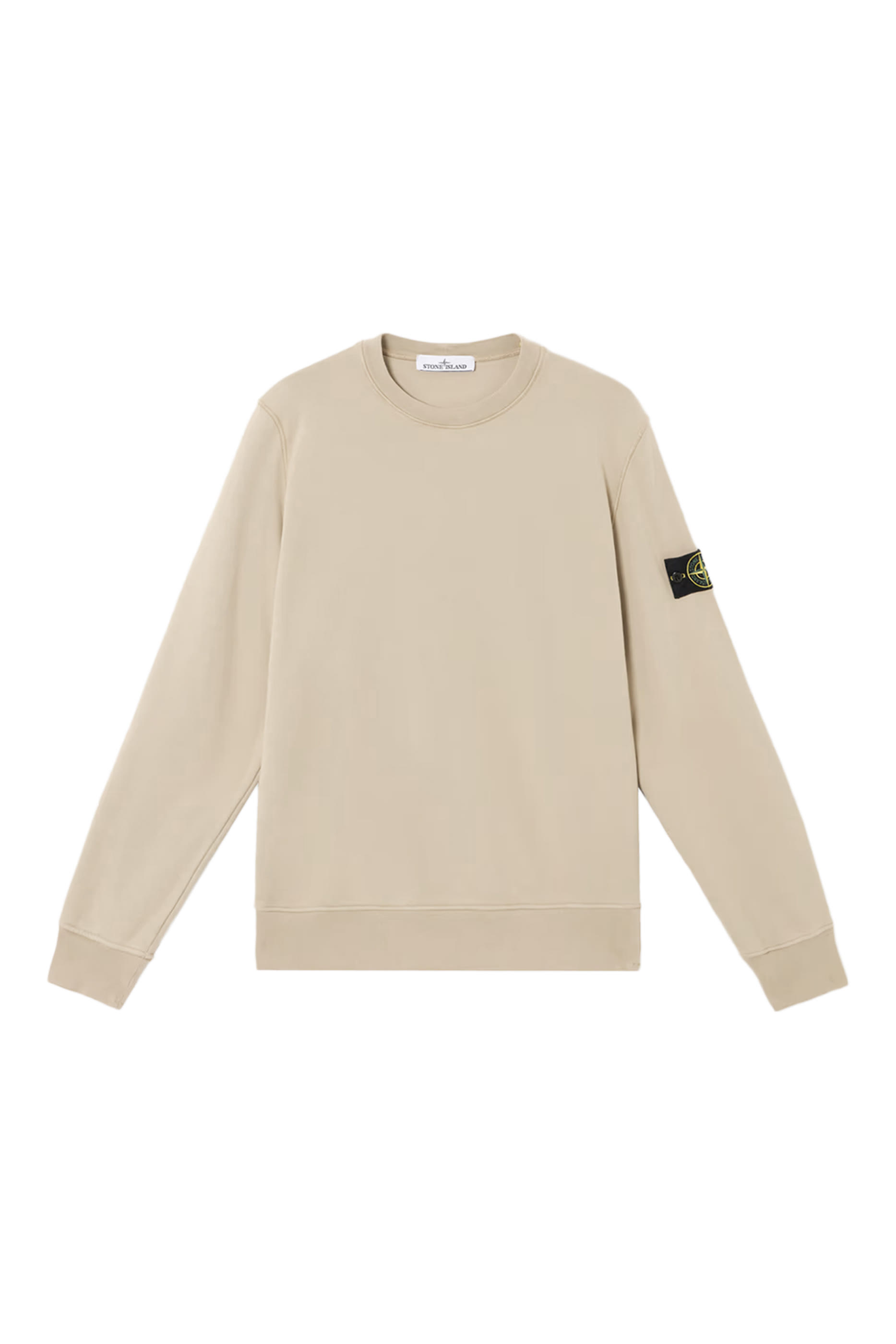 Logo Patch Organic Cotton Fleece Sweatshirt