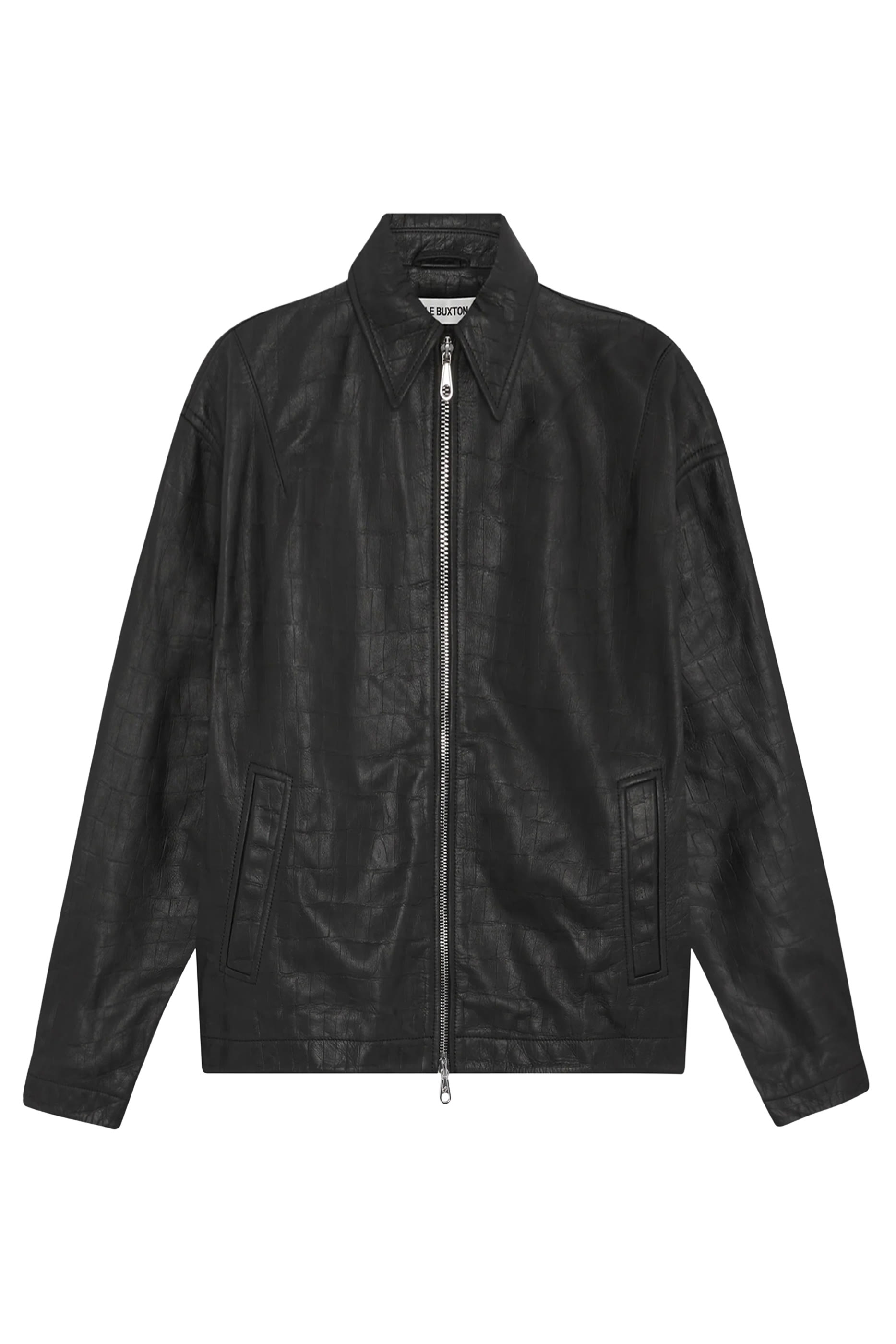 Croc Leather Jacket