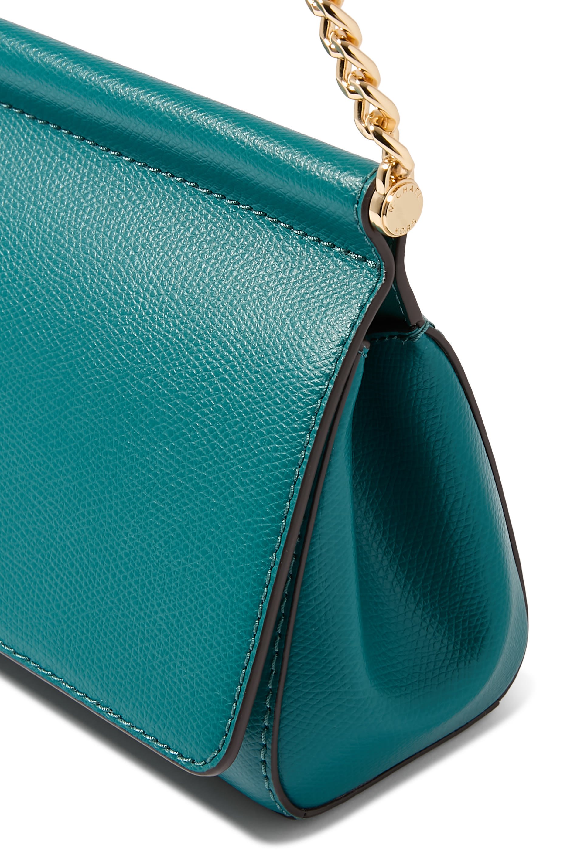 Carmine Medium Pebbled Leather Pochette