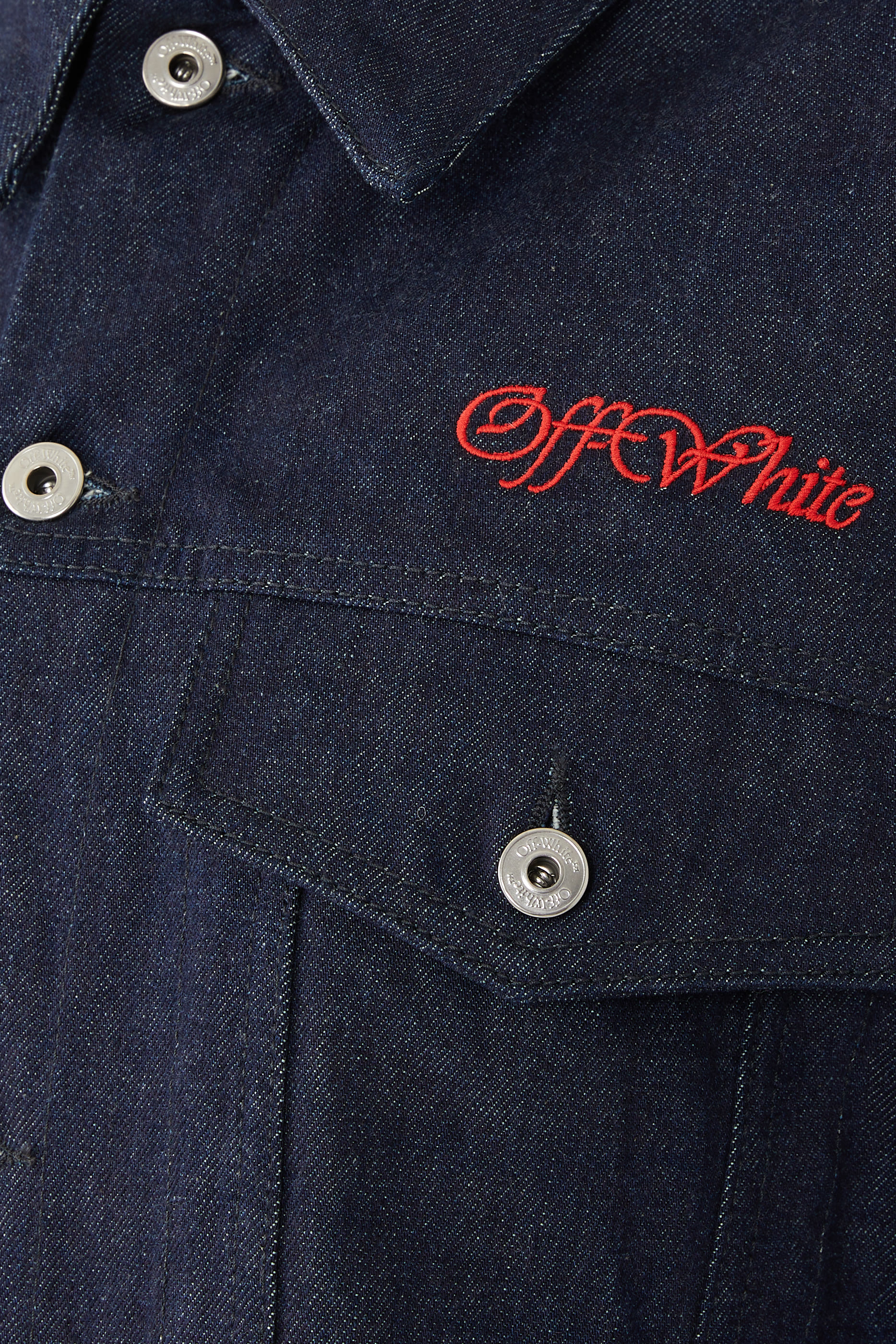 Script Skate Raw Denim Jacket