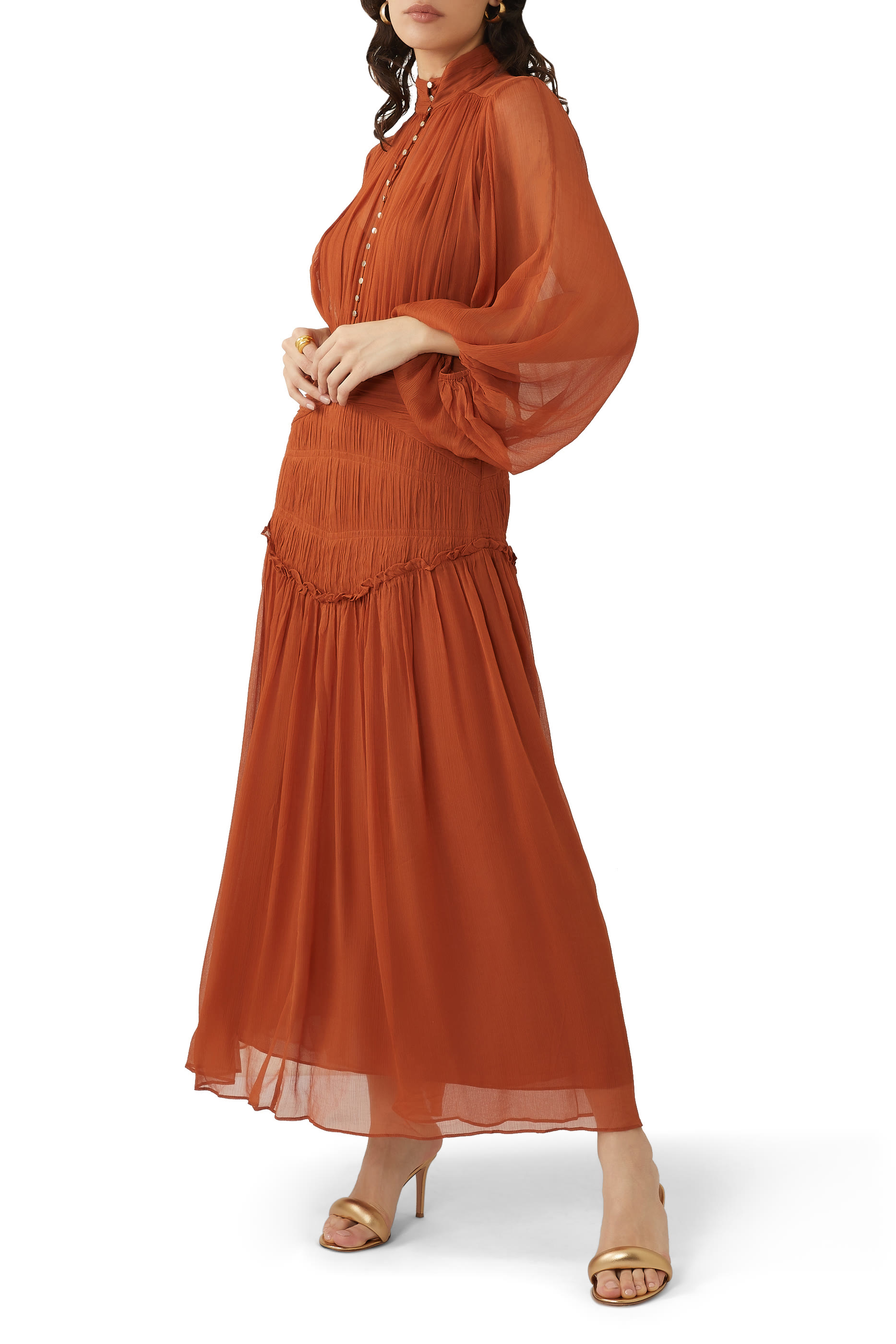 Noemi Button Up Midi Dress