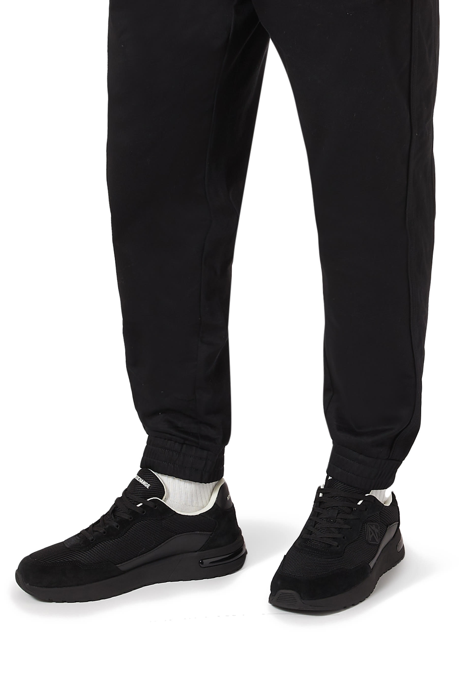 Rubber Logo Mesh Sneakers