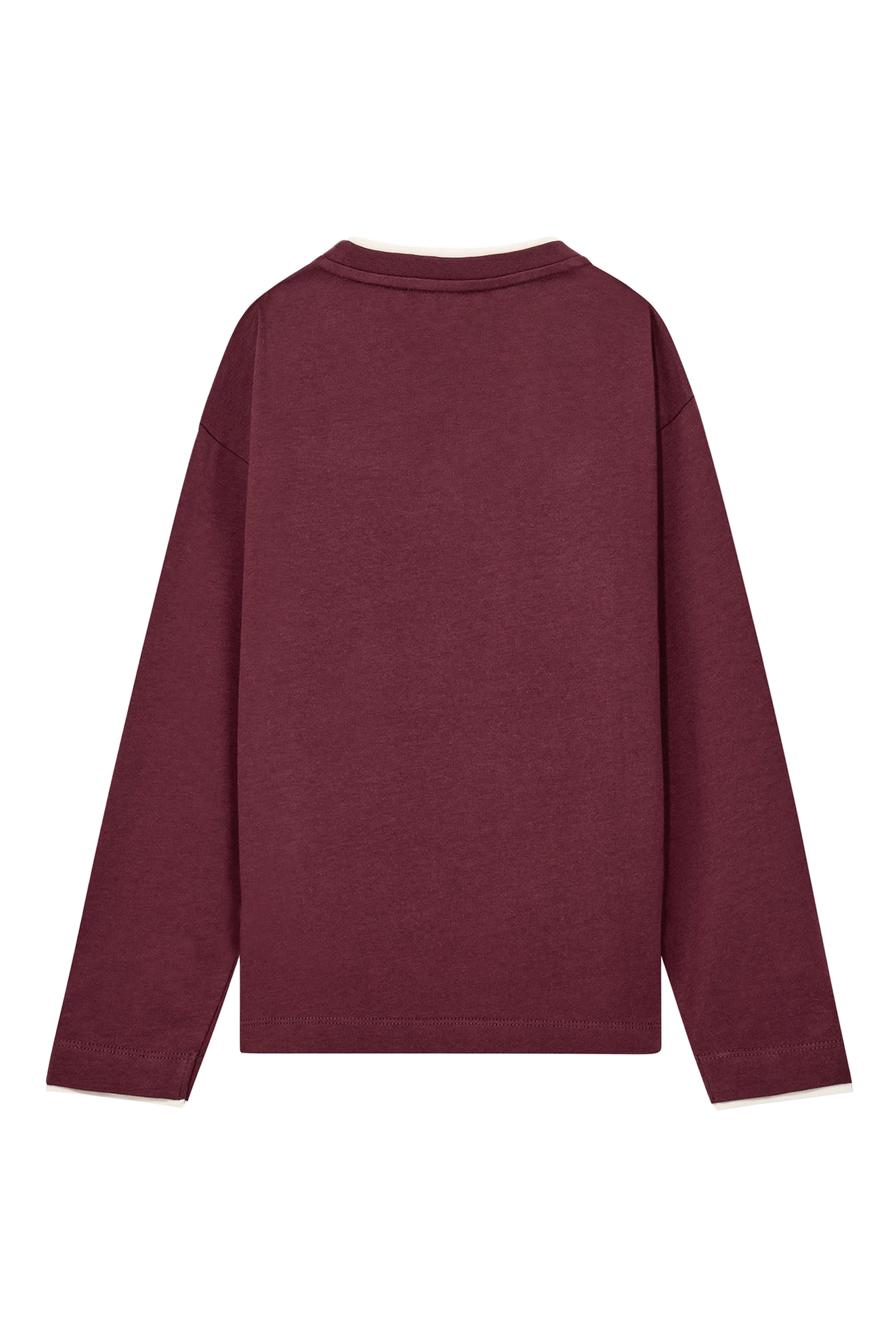 Kids Embroidered Patch Long Sleeves T-Shirt