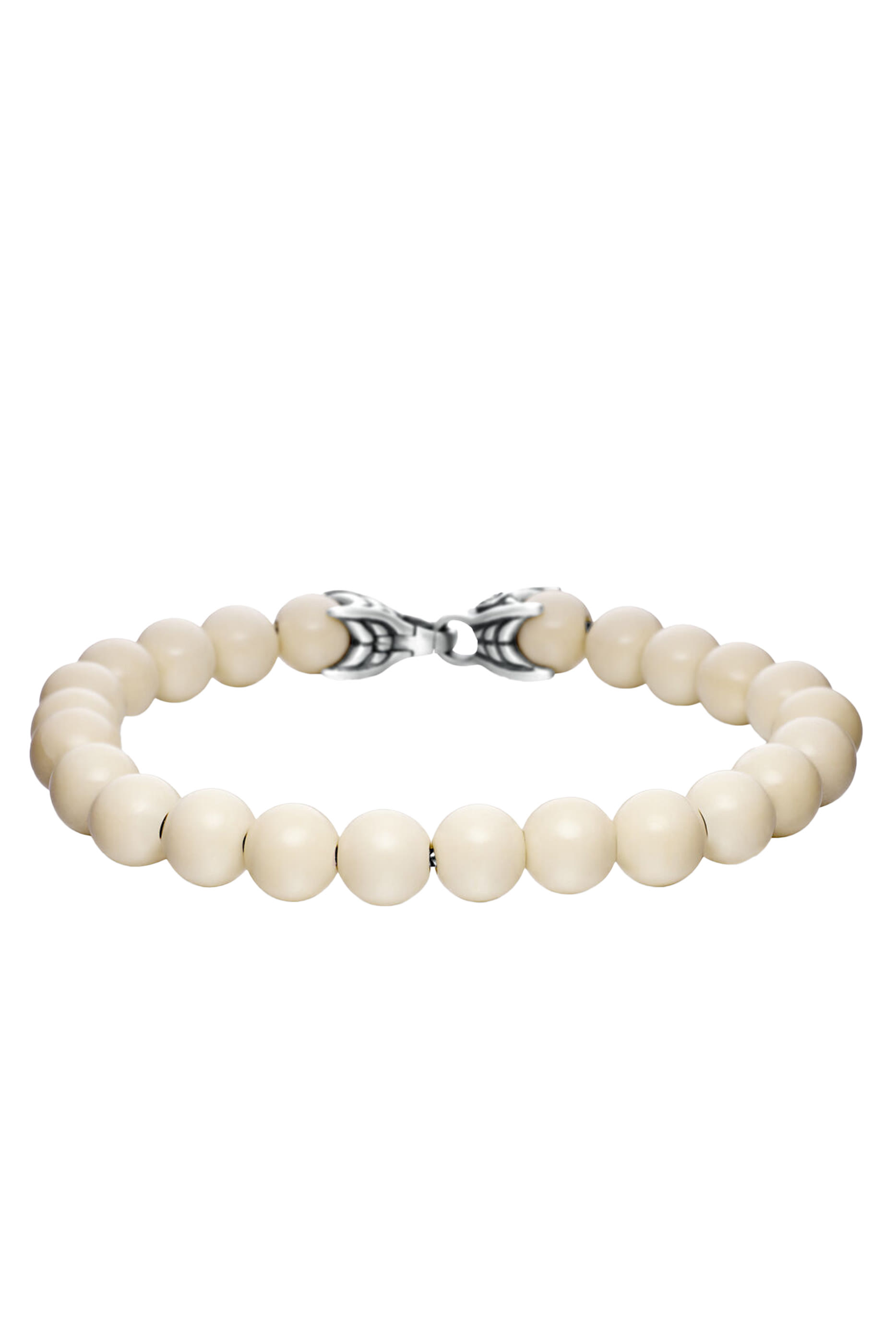 Spiritual Beads River Stone Bracelet, Sterling Silver & Beads