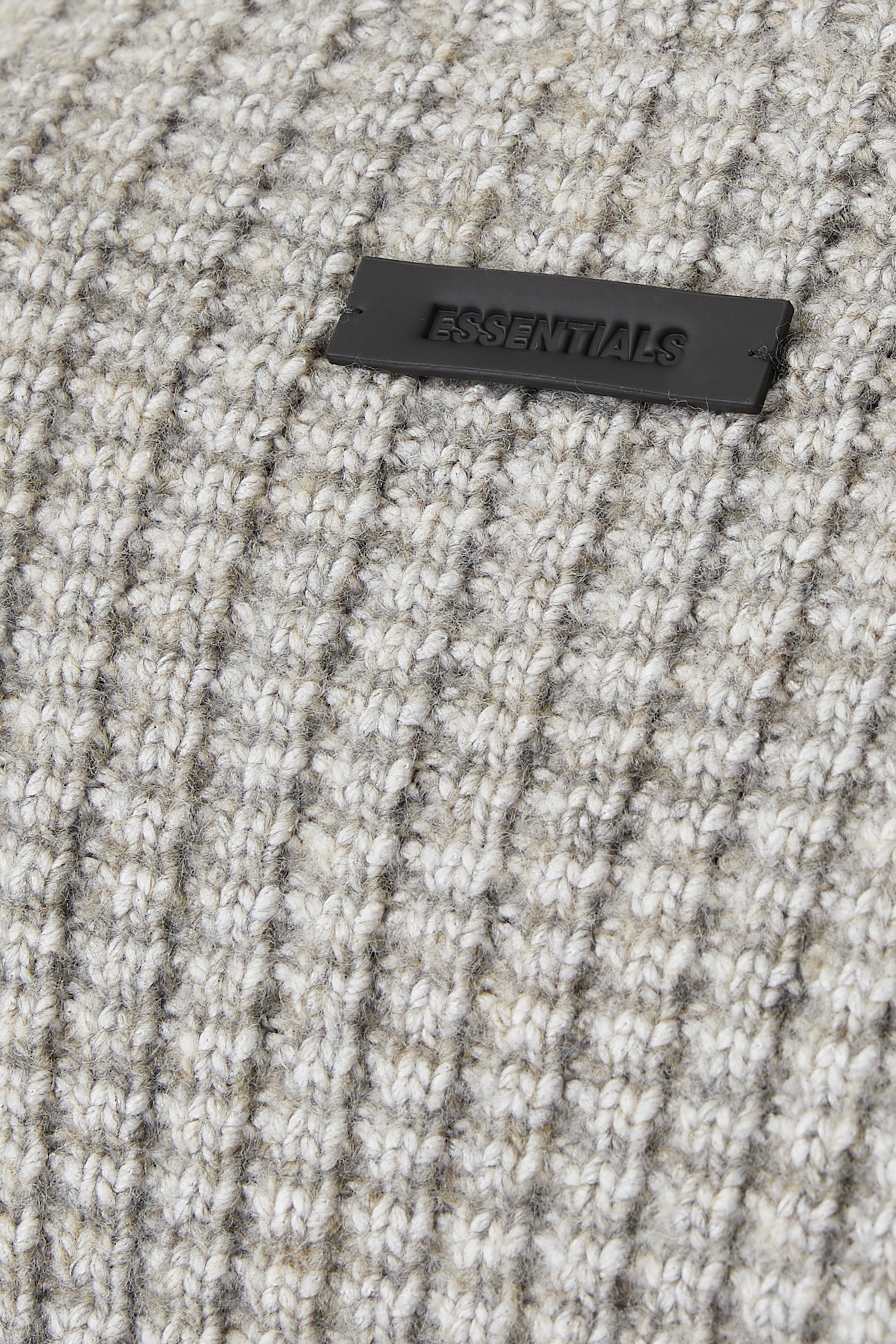 Heavy Waffle Cropped Turtleneck