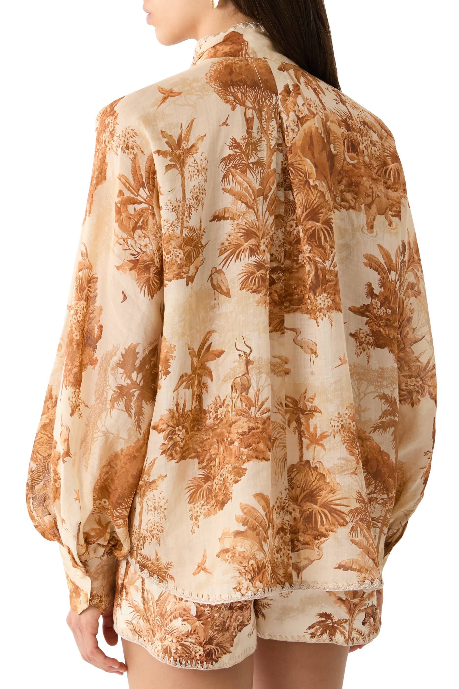  Indra Tie Neck Blouse