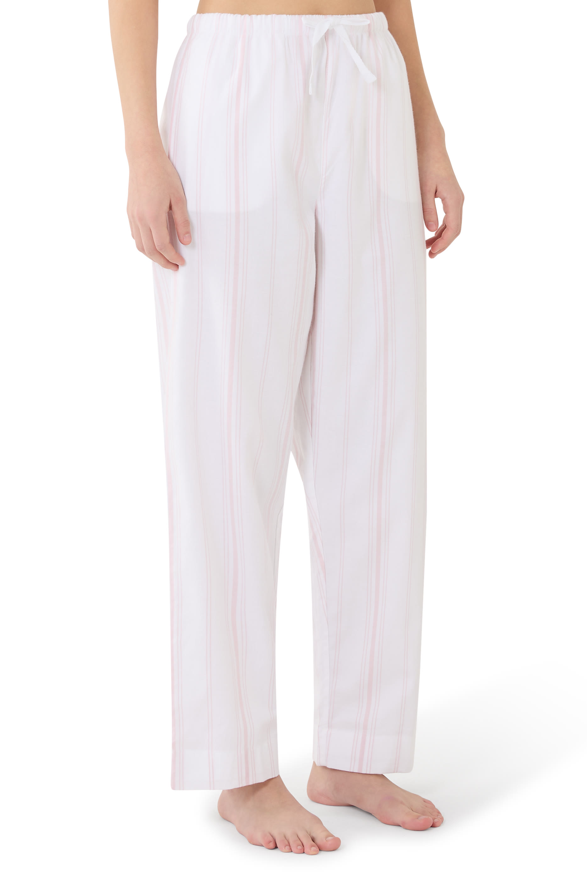 Brushed Cotton Stripe Classic Pajama Set