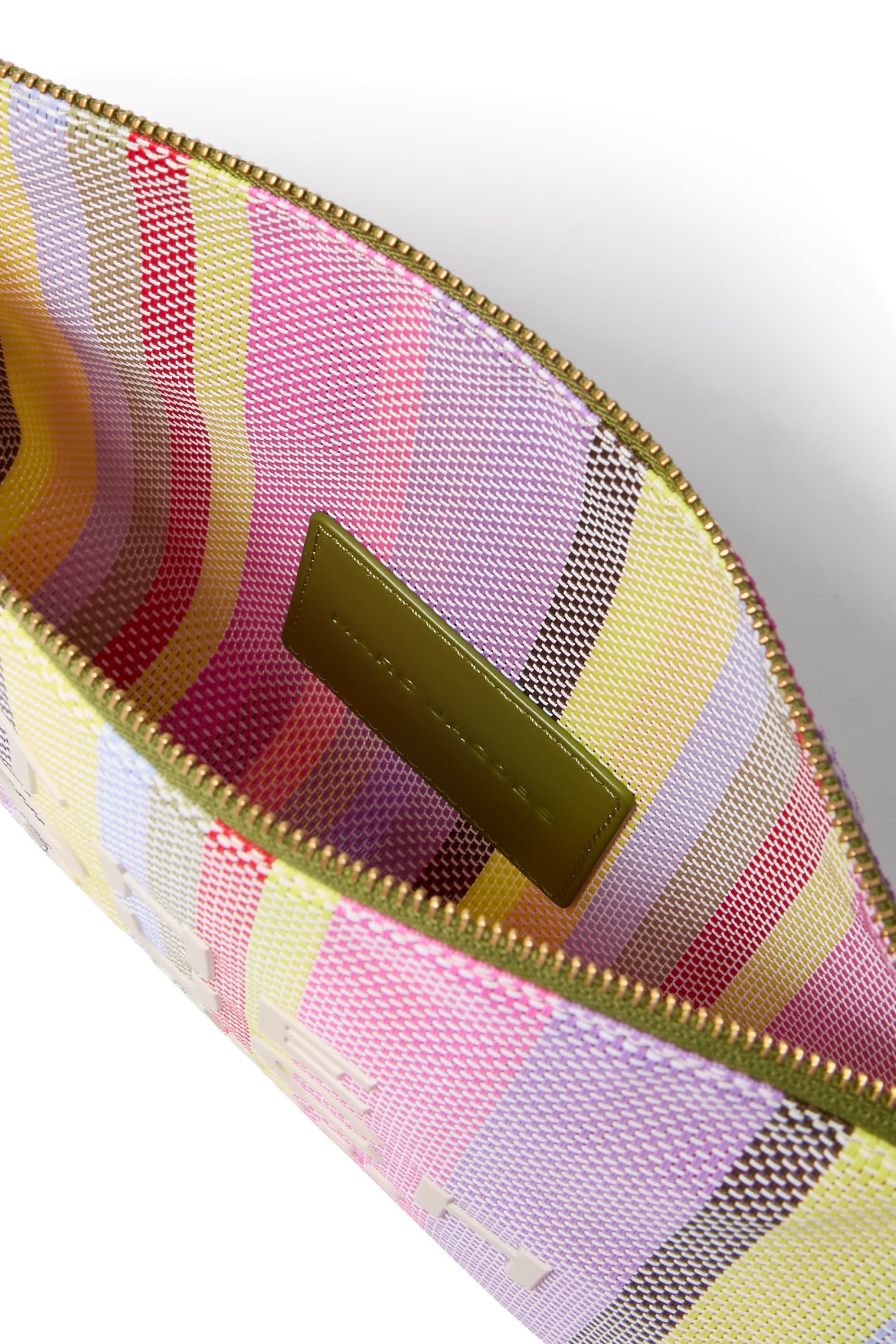 Stripe Mesh Large Pouch