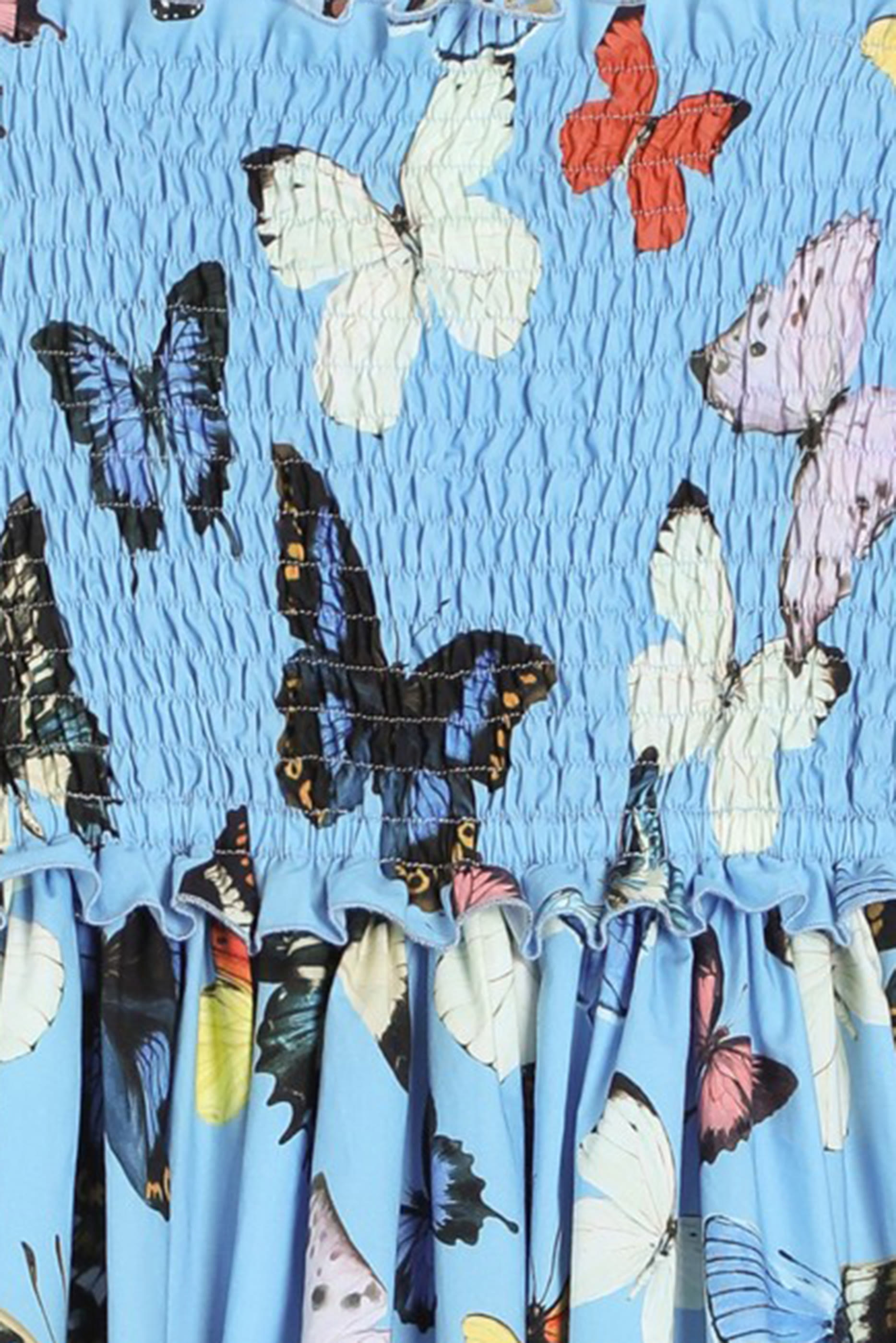 Kids All-Over Butterfly Print Dress