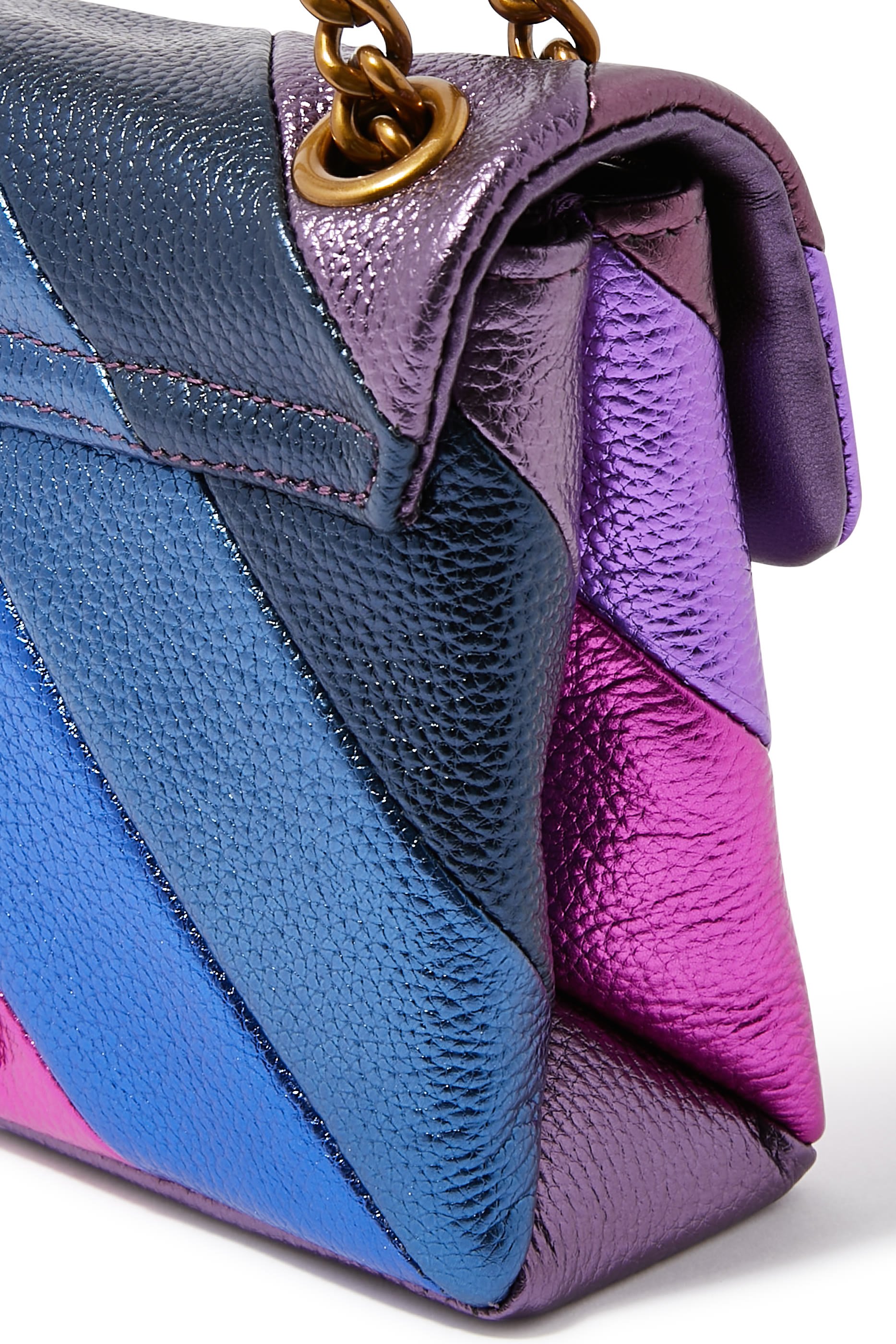 Mini Kensington Leather Clutch Bag