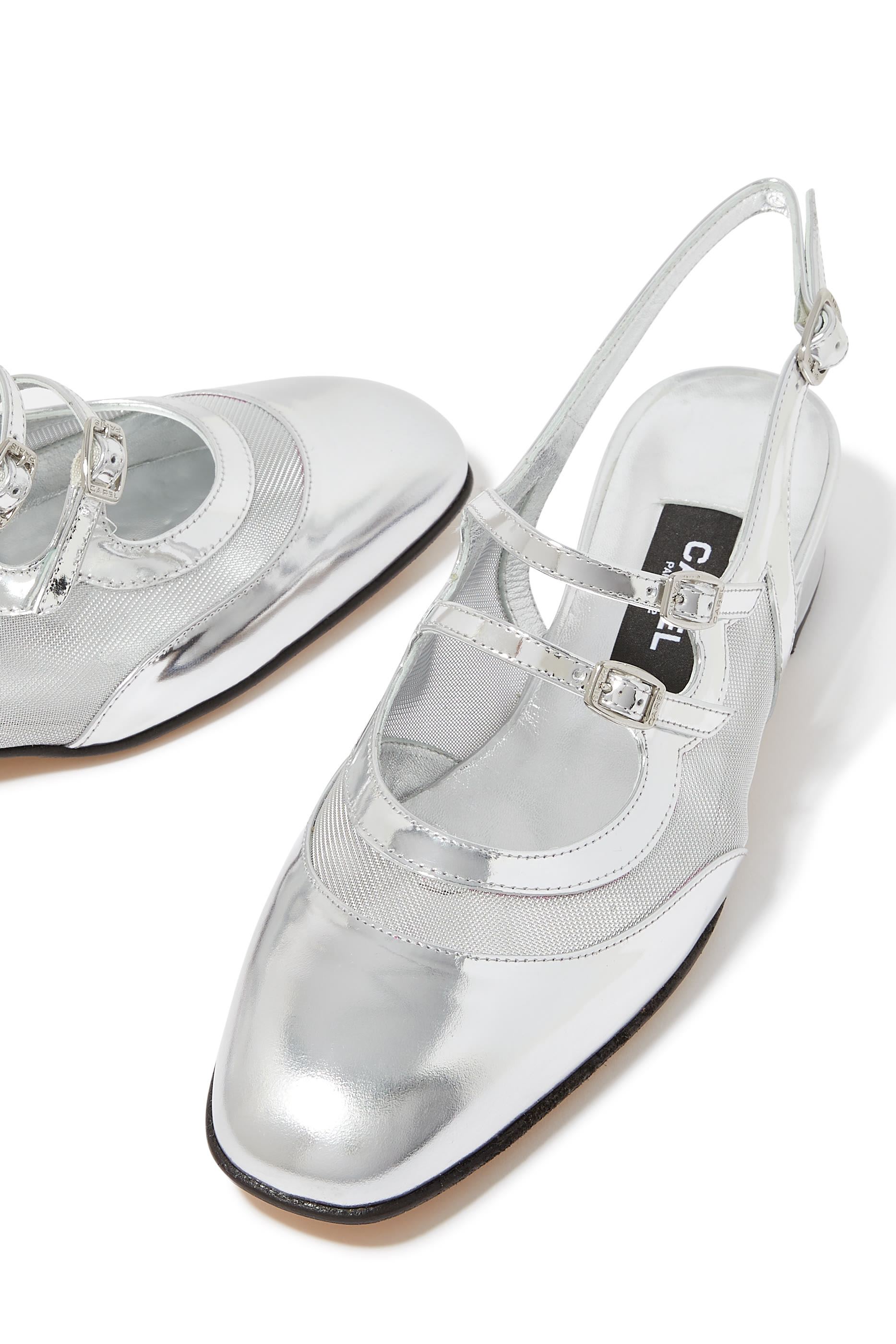 Peche Metallic 20 Slingback Pumps