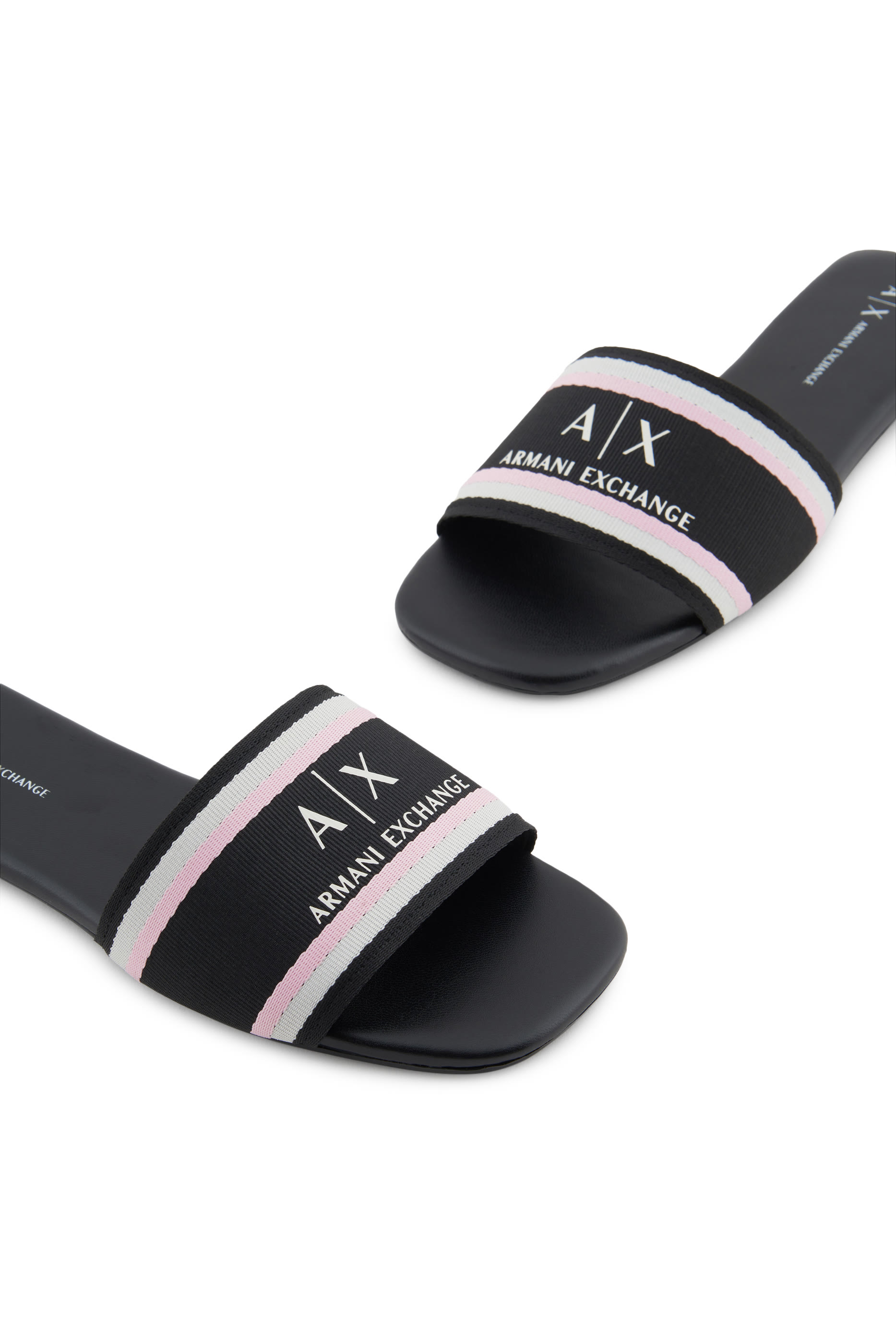 AX Lettering Slide Sandals