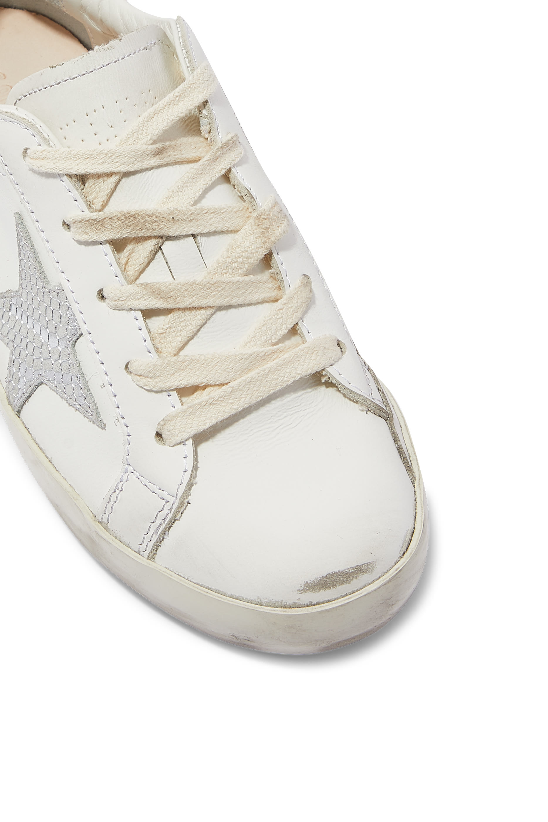 Kids Super-Star Leather Sneakers