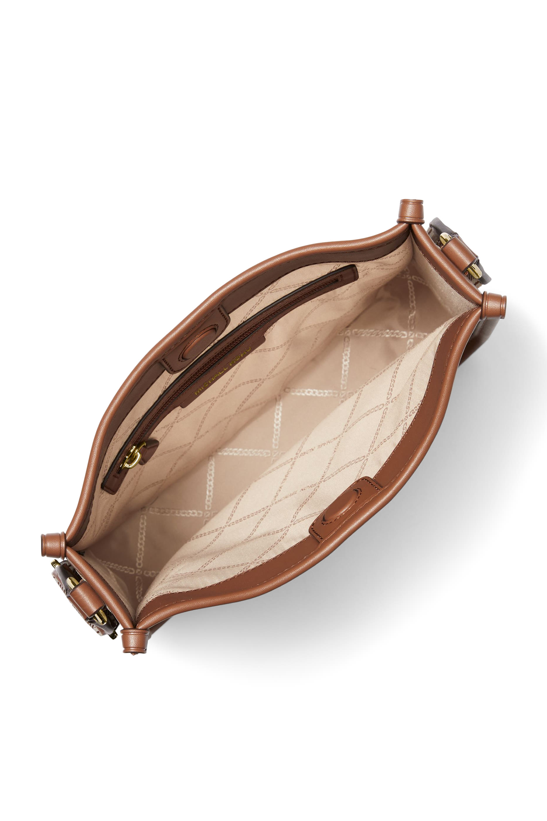 Luisa Large Signature Logo Messenger Bag