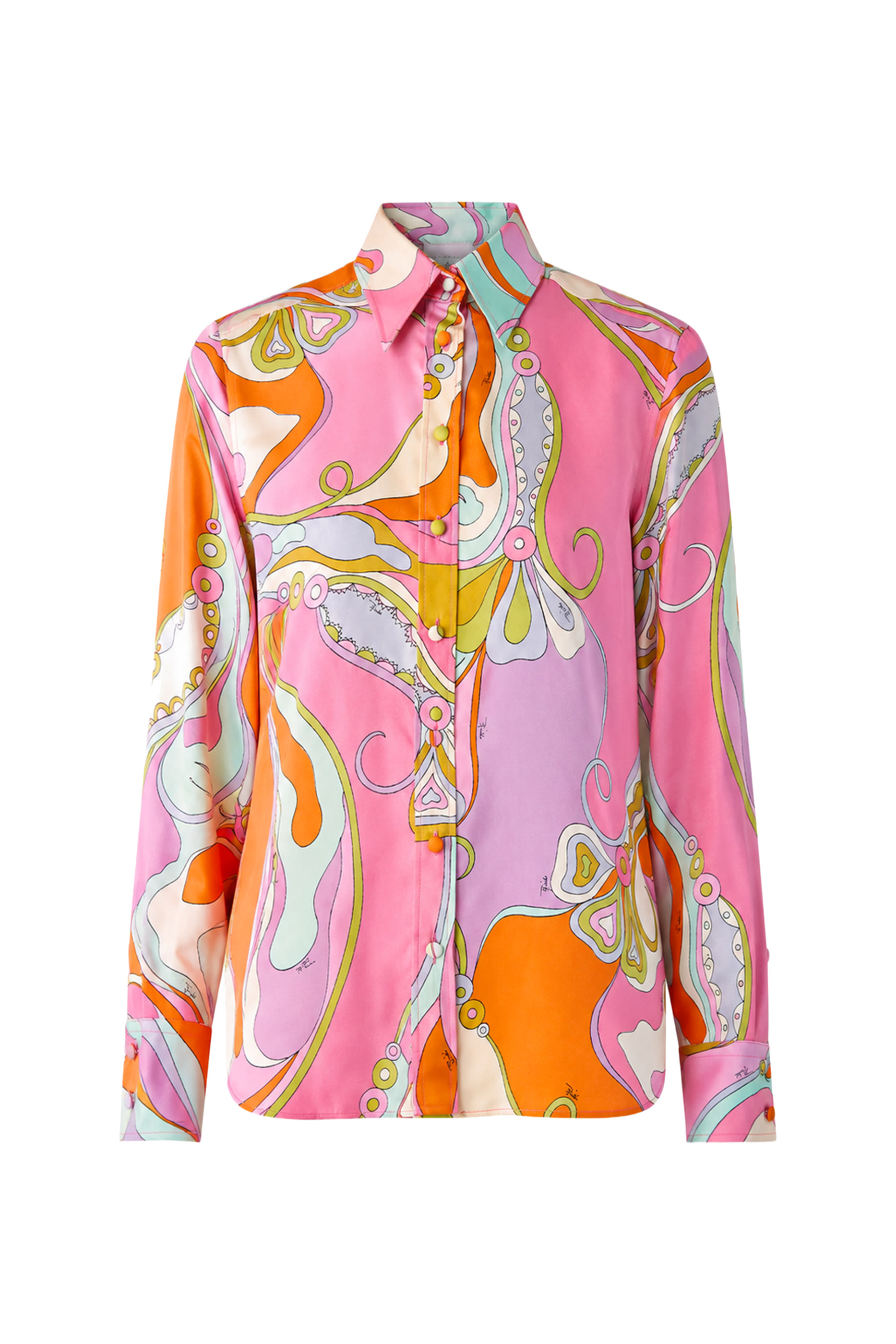 Orchidee Print Shirt