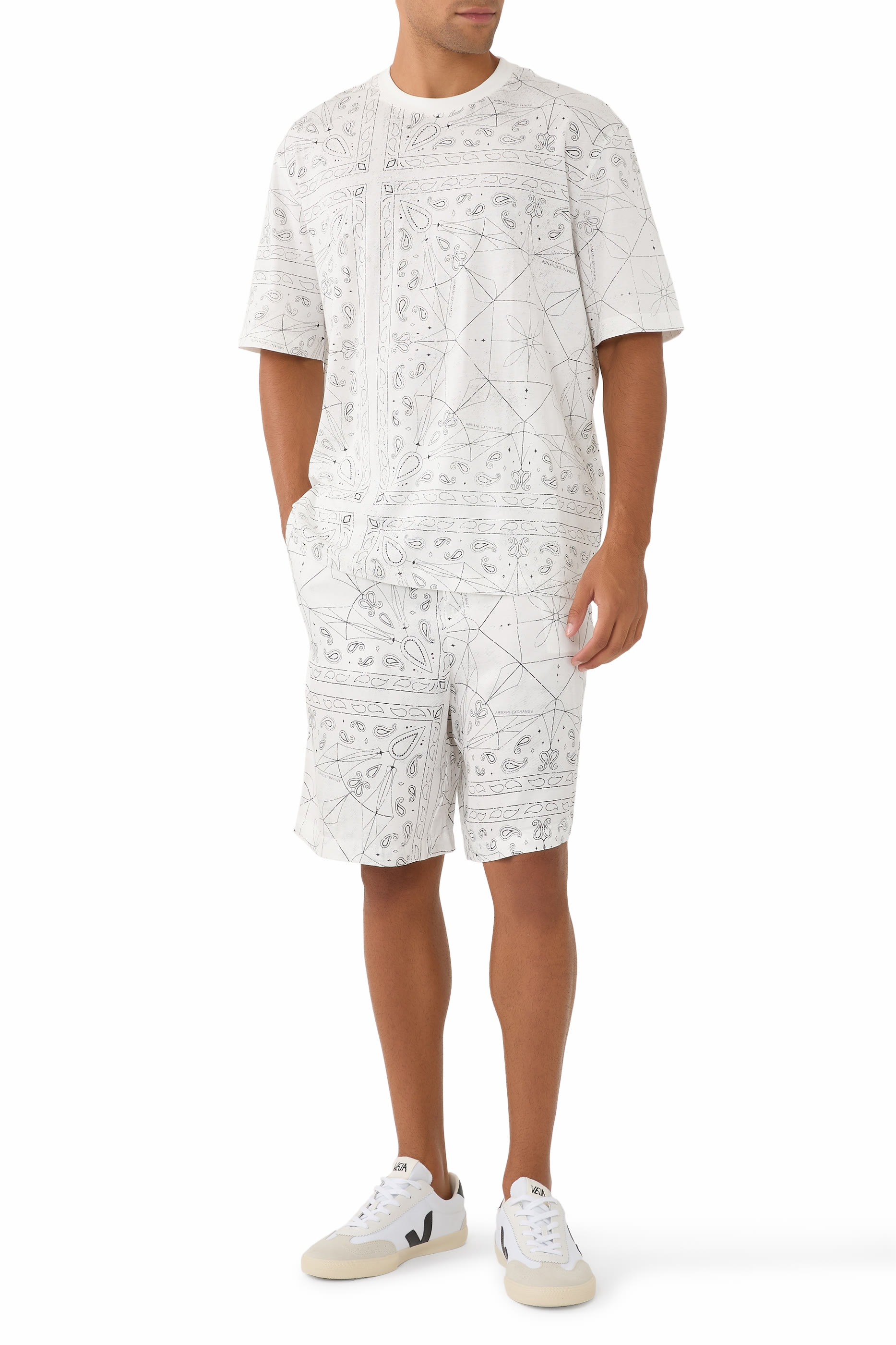 Kaleidoscope Patterned T-Shirt