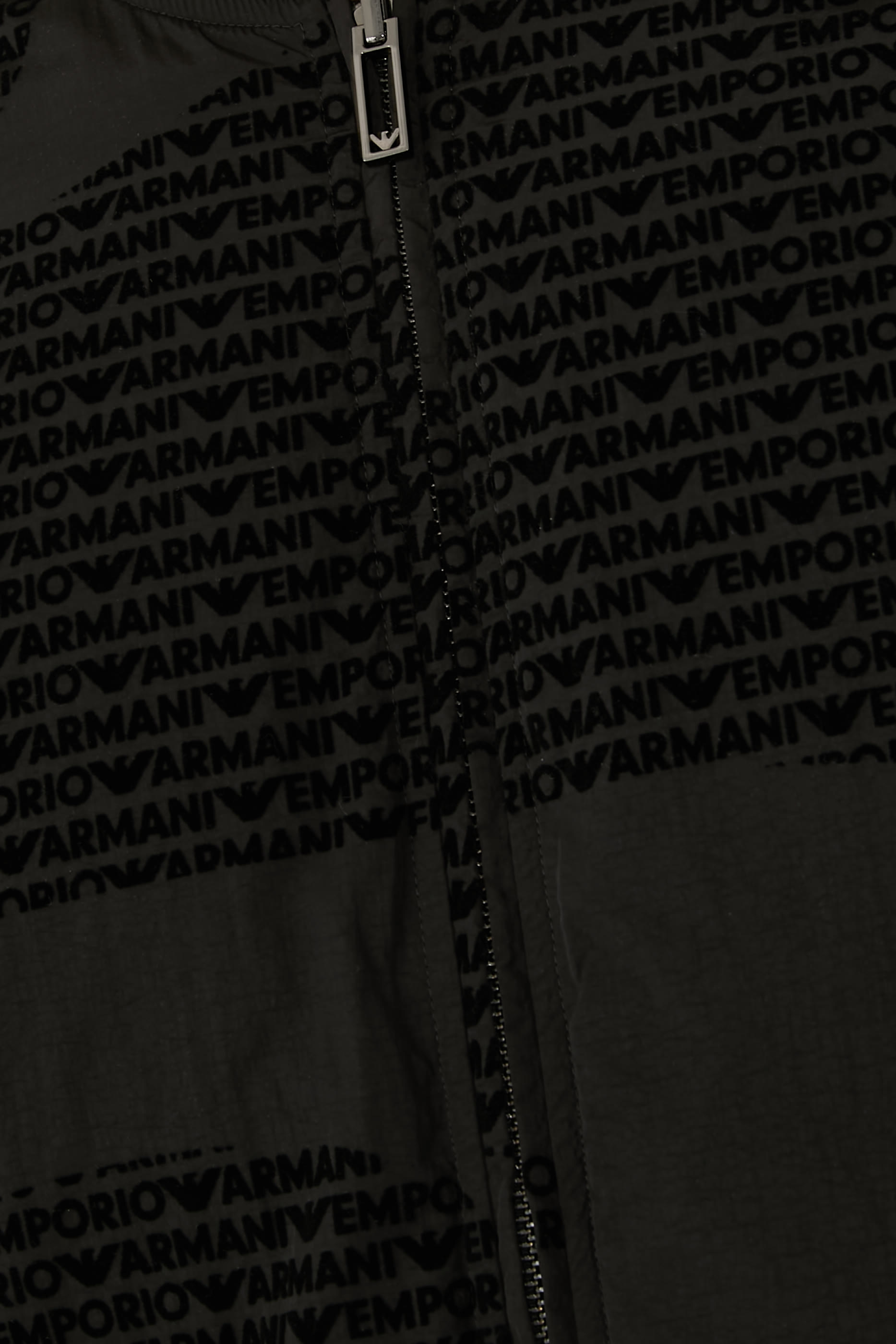 Logo Embroidered Nylon Bomber