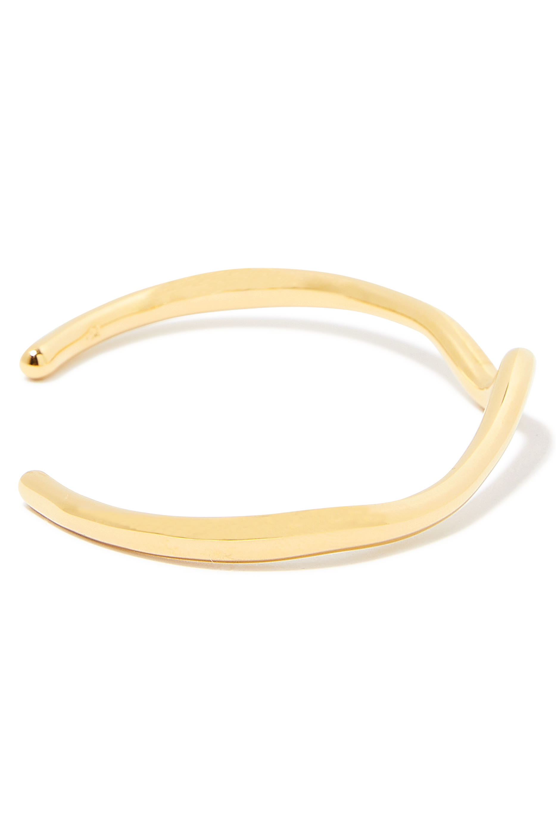 Molten Wave Cuff Bracelet, 18k Yellow Gold