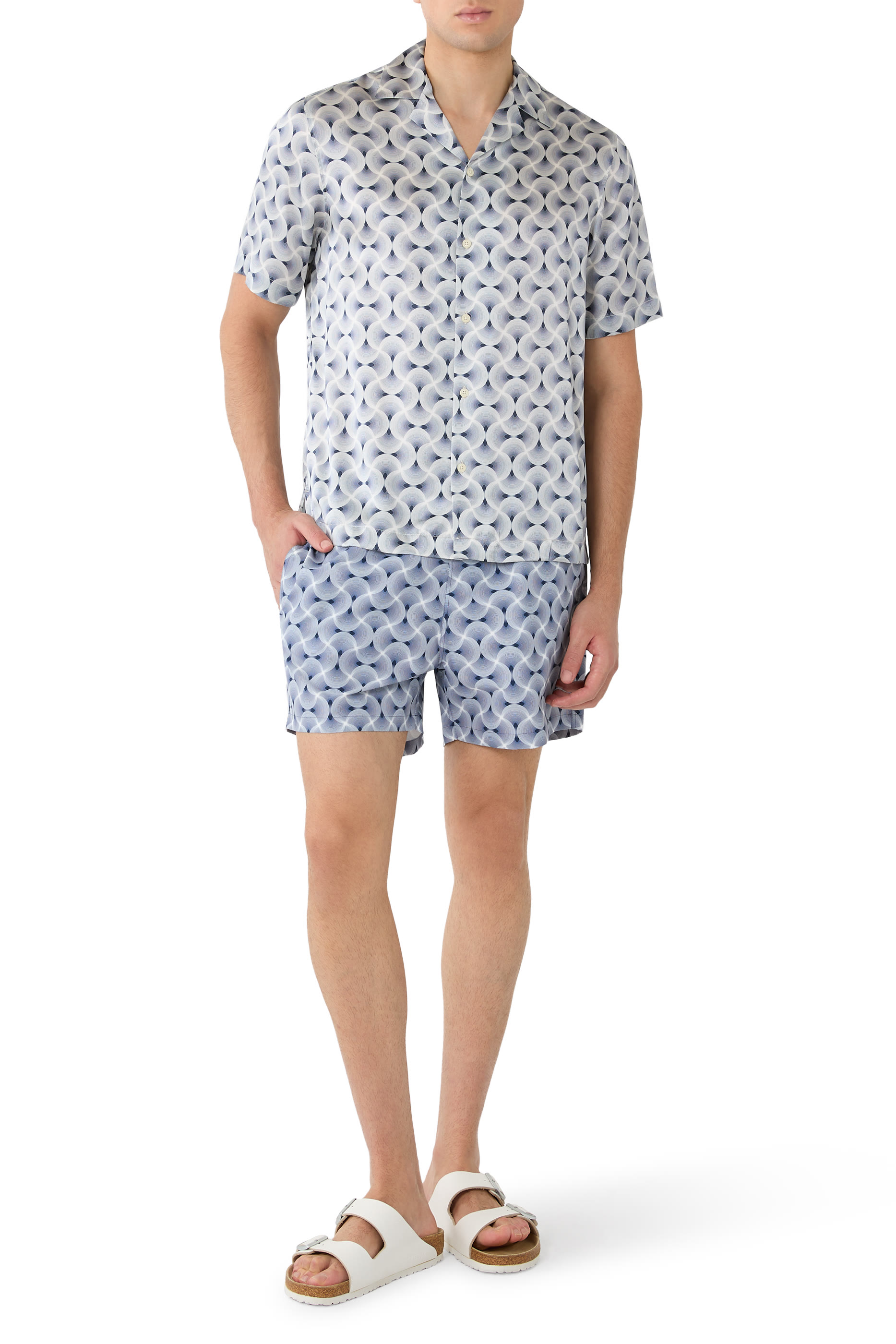 Rio Copacabana Espiral Print Swim Shorts