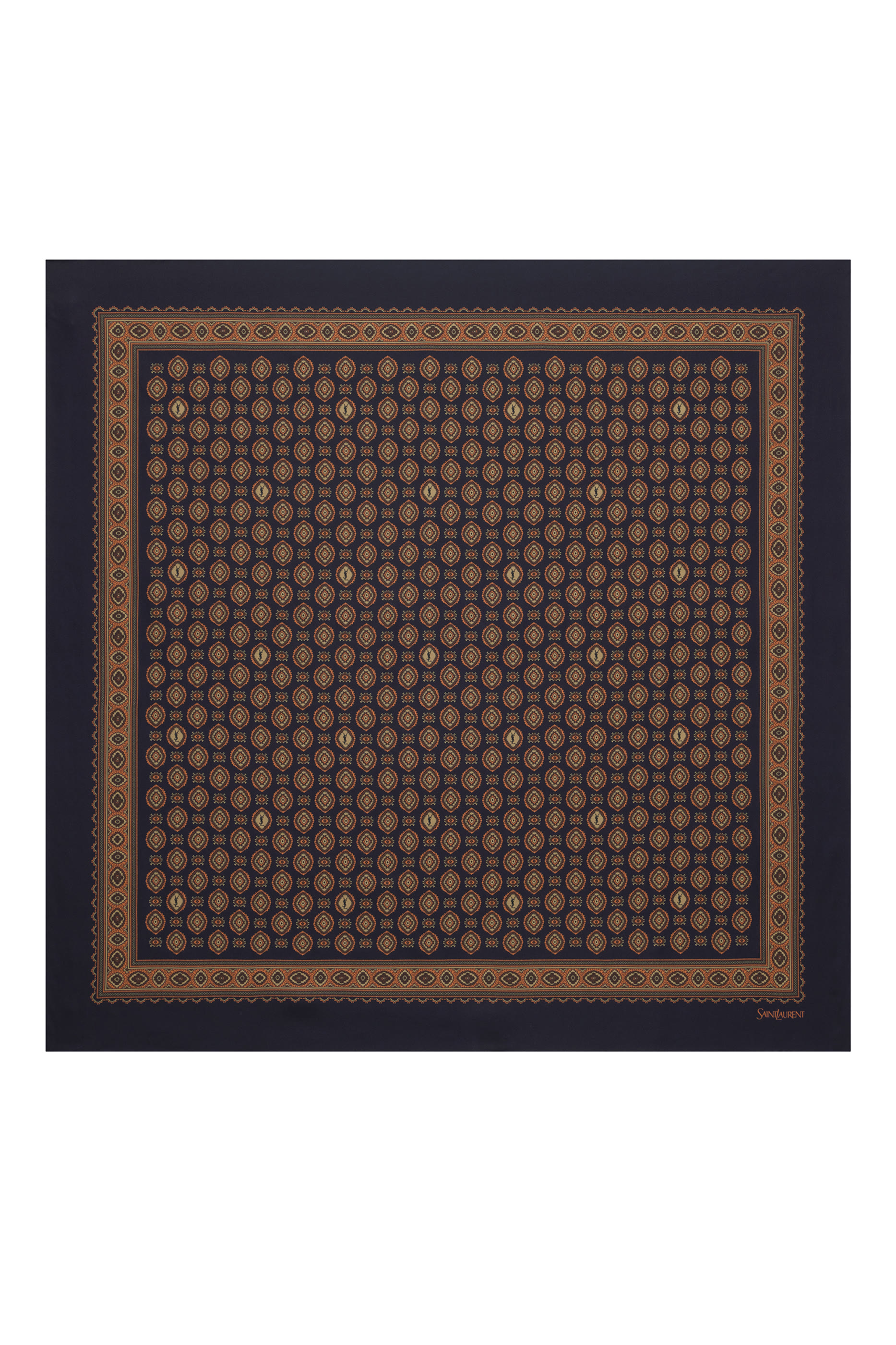 YSL Medallion Carr&eacute; Scarf