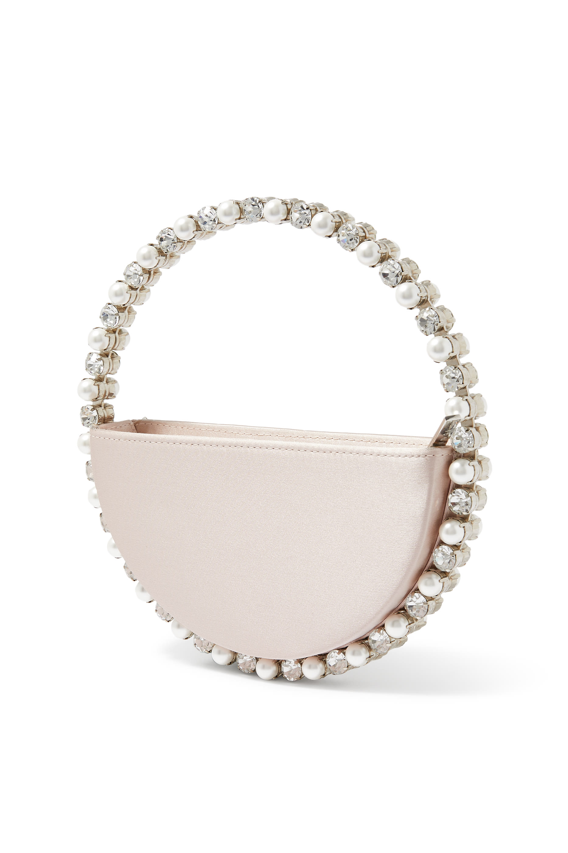 Eternity Pearl-Embellished Top-Handle Bag