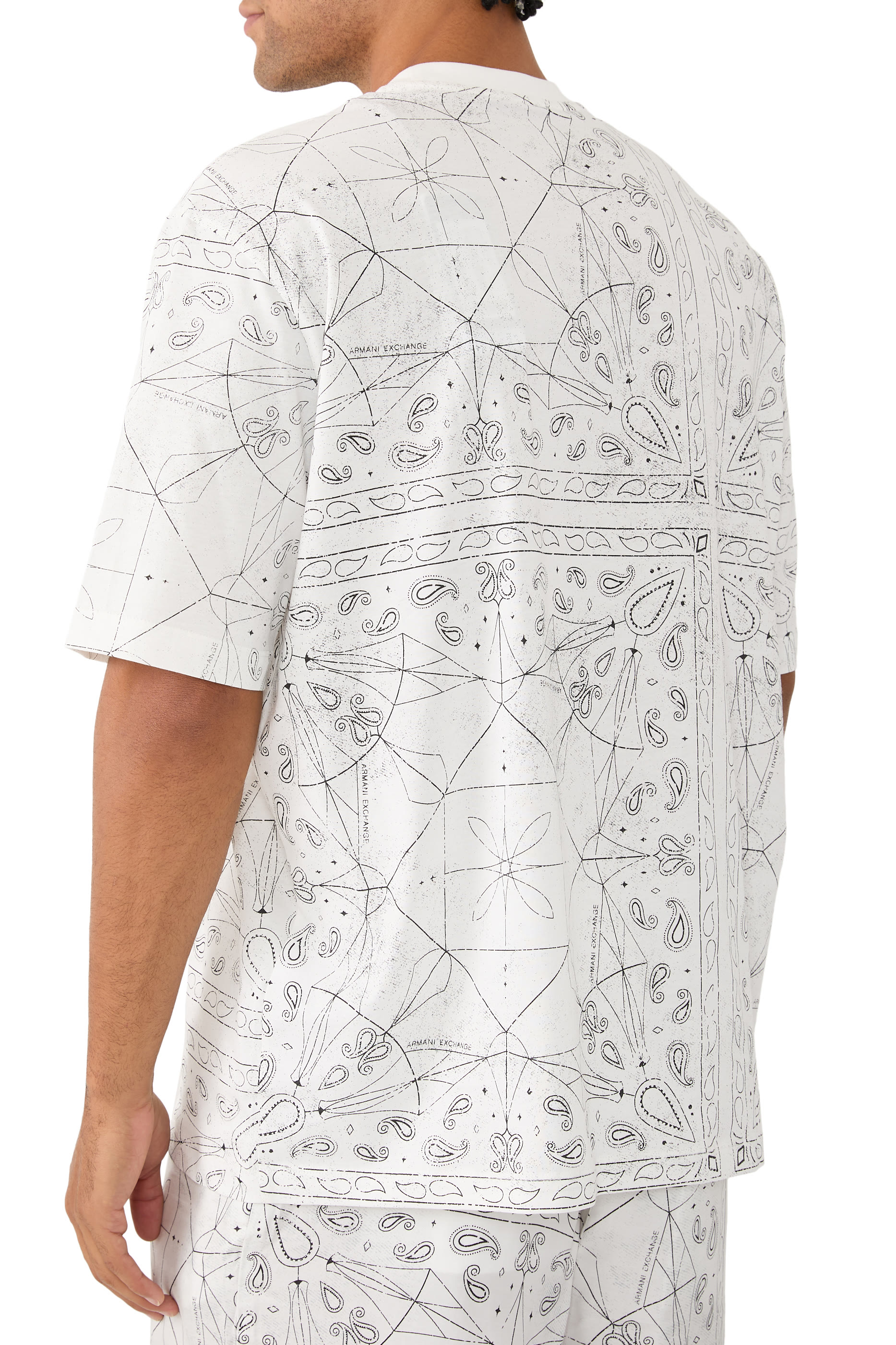 Kaleidoscope Patterned T-Shirt