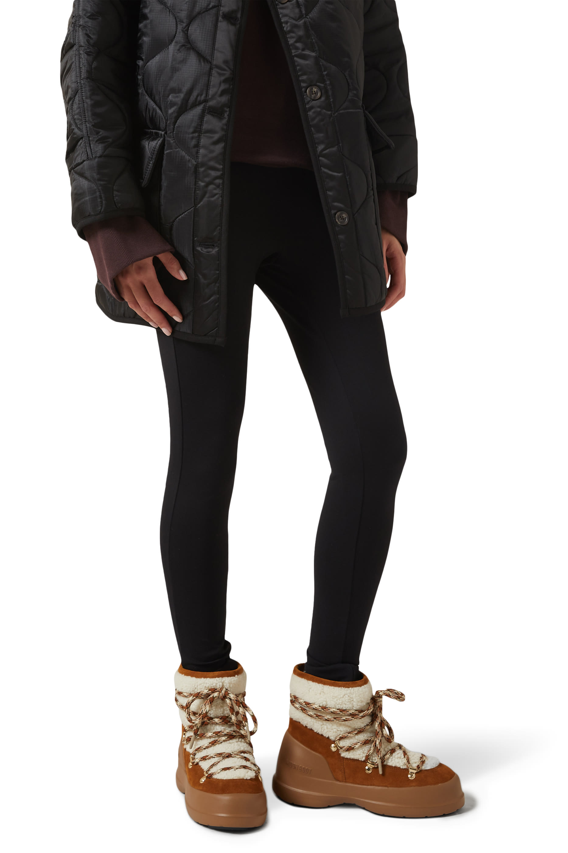 Luna Brown Shearling Boots