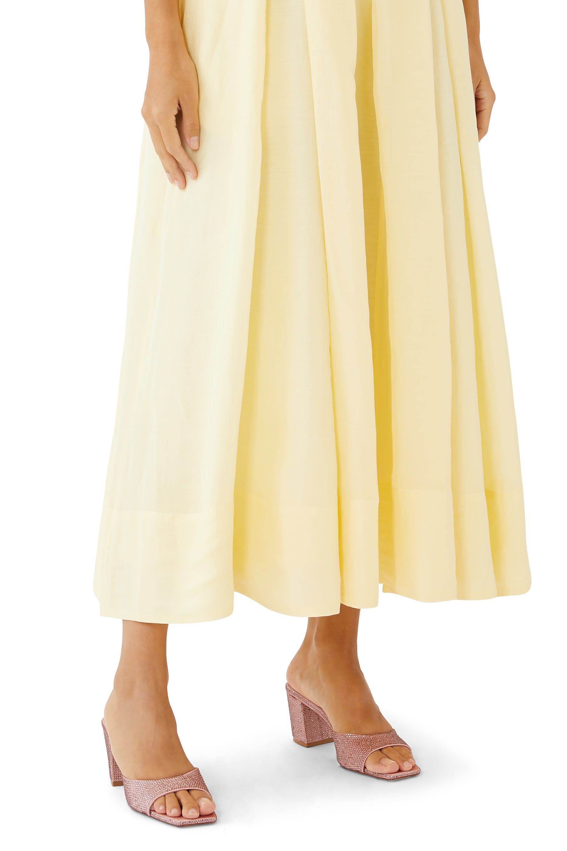 Dia 65 Block Heel Mules