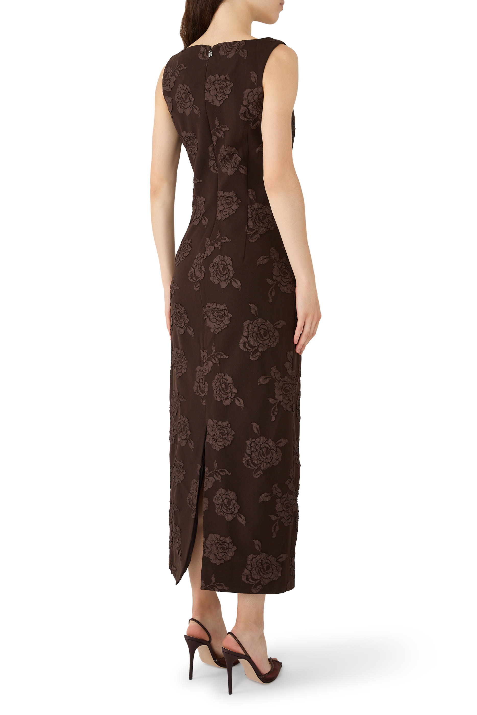 Jacquard Sleeveless Dress