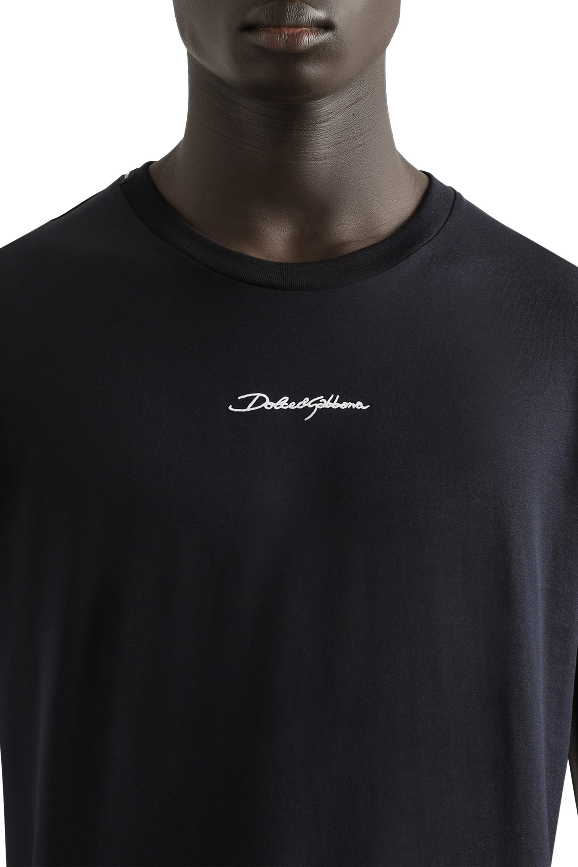 Cotton T-shirt With Embroidered Patch