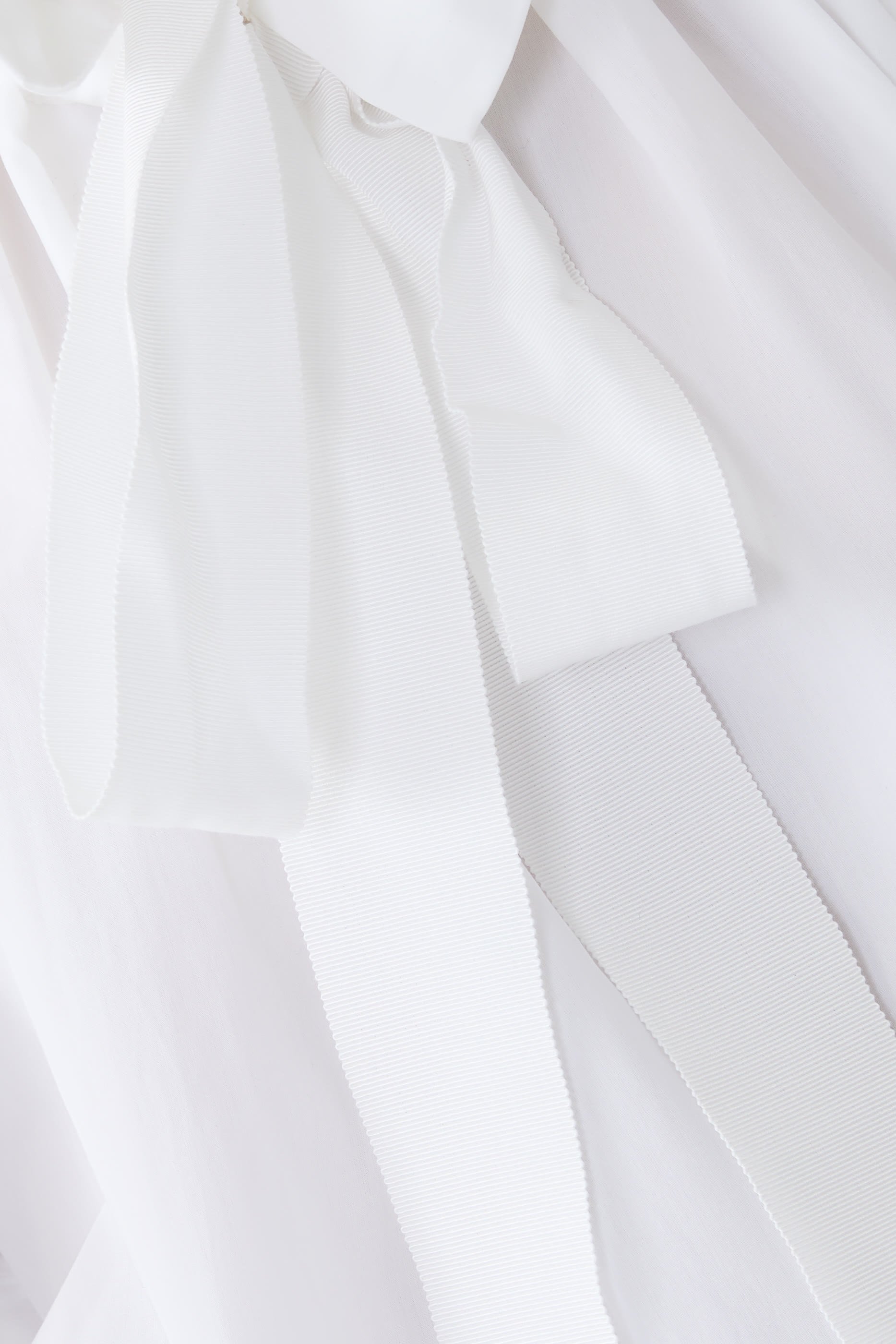 Puff Sleeve Poplin Top